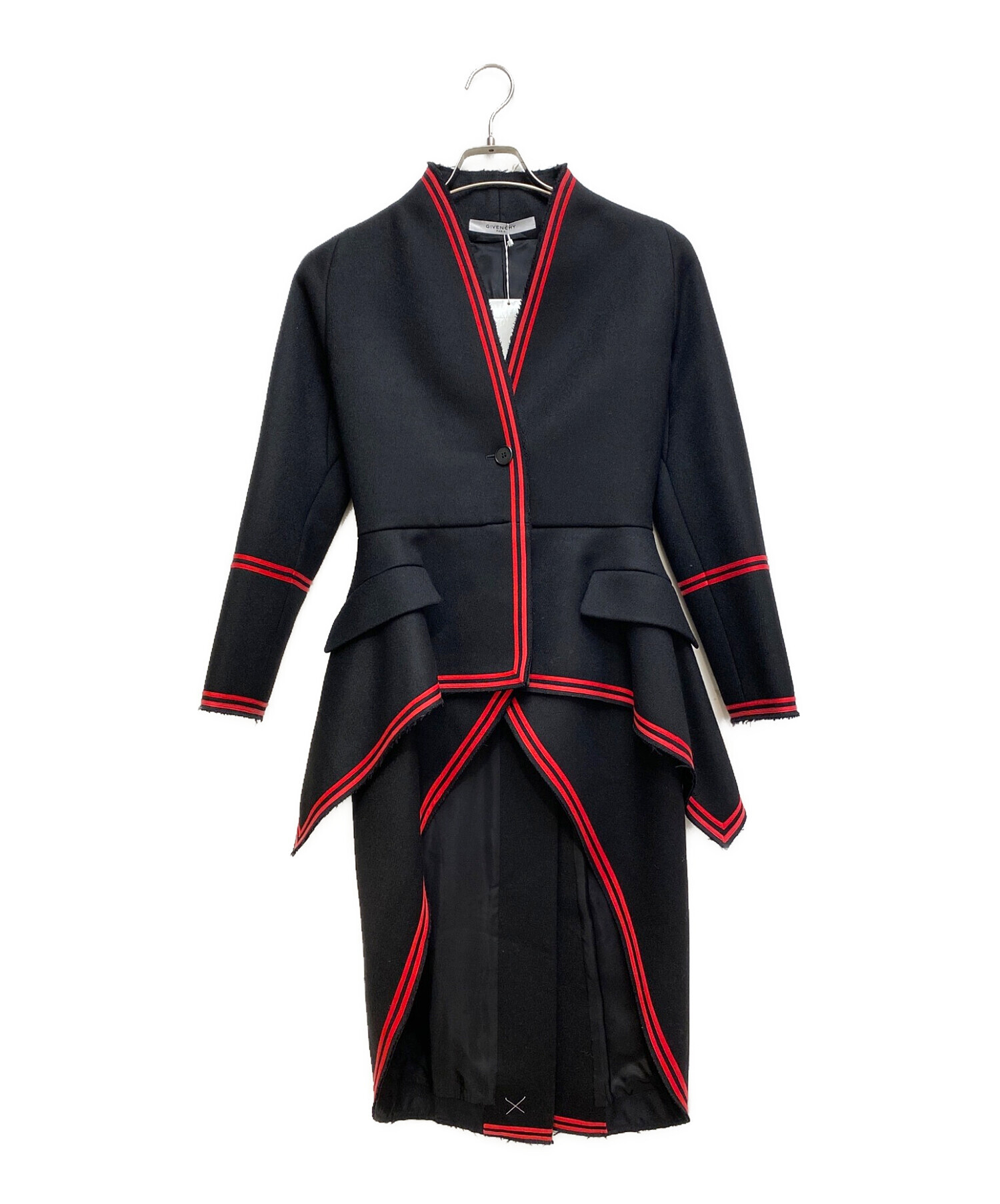 中古・古着通販】GIVENCHY (ジバンシィ) レイヤードコート ブラック 