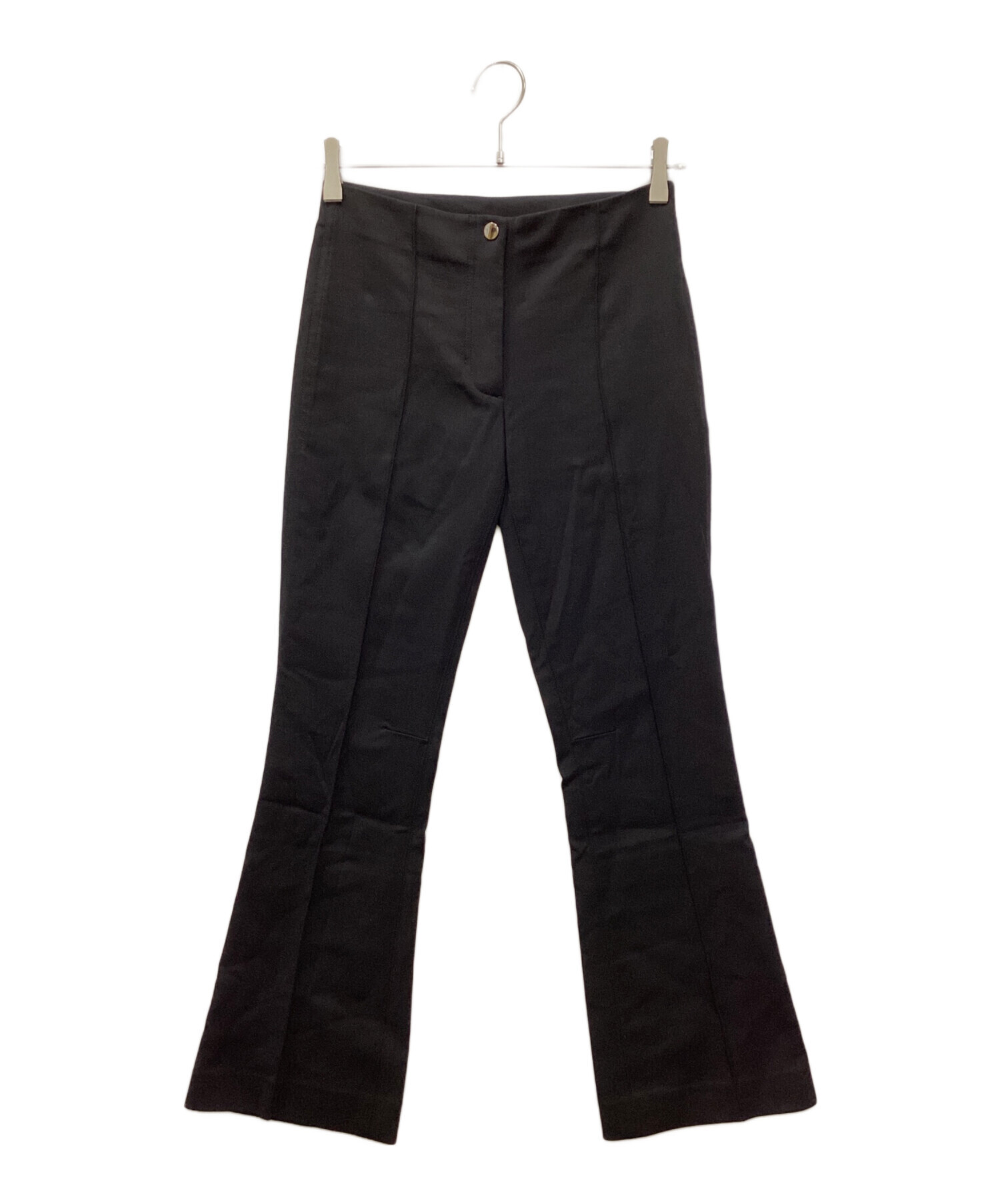 希少品 ヘルムートラング ブラックコットンパンツ HELMUT LANG 46 中古・古着通販】HELMUT LANG (ヘルムートラング) フレアパンツ