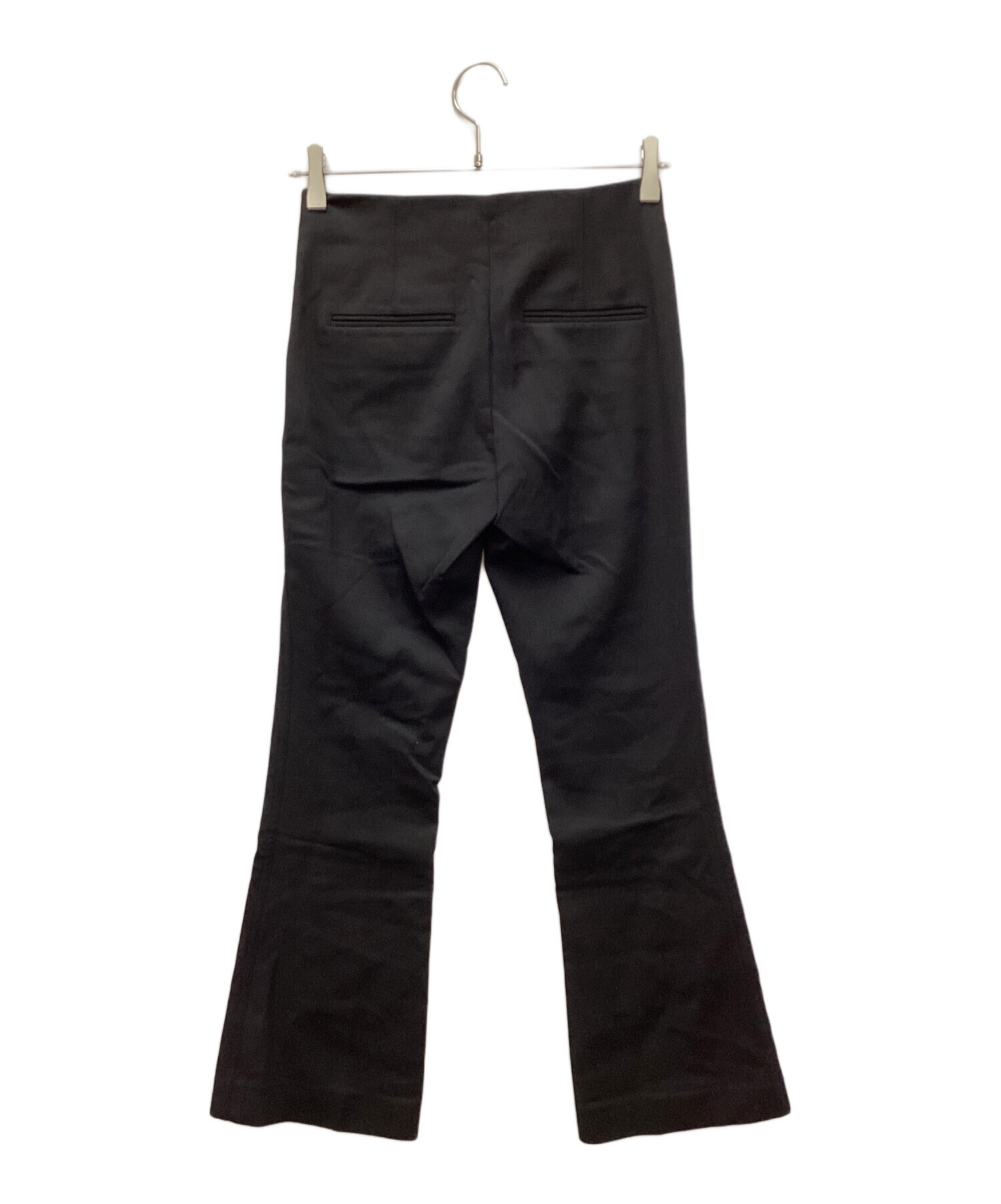 希少品 ヘルムートラング ブラックコットンパンツ HELMUT LANG 46 中古・古着通販】HELMUT LANG (ヘルムートラング) フレアパンツ