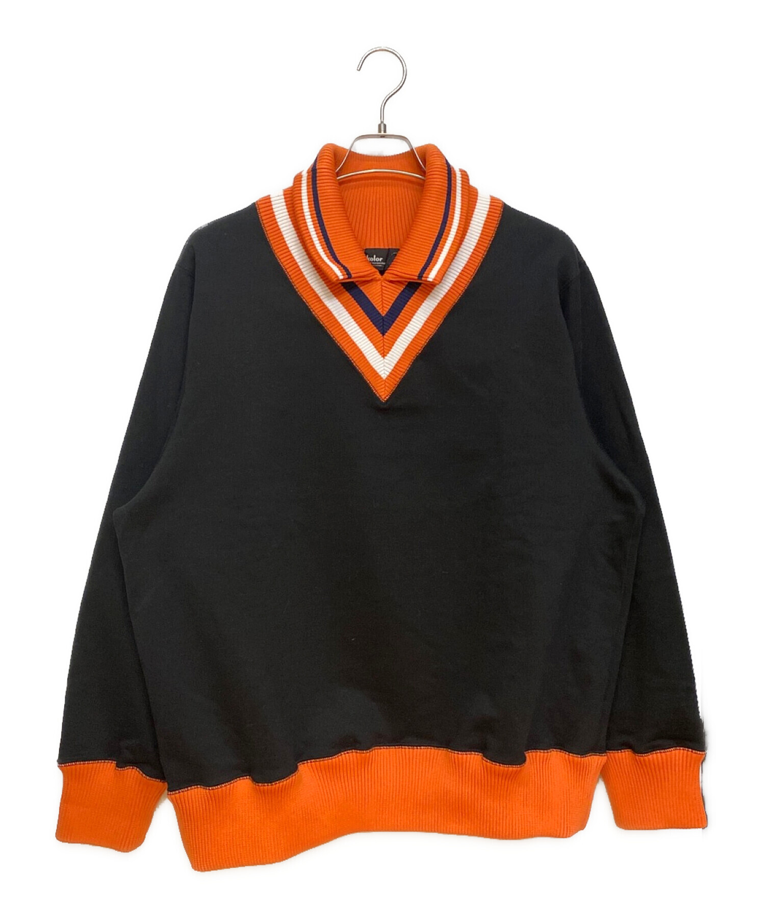 中古・古着通販】KOLOR (カラー) 23SS 襟付きオーバーサイズスウェット 
