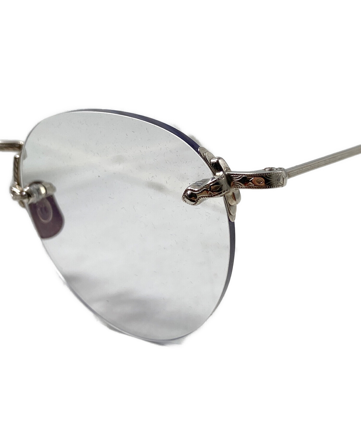 中古・古着通販】EYEVAN (アイヴァン) リムレスメタルサングラス