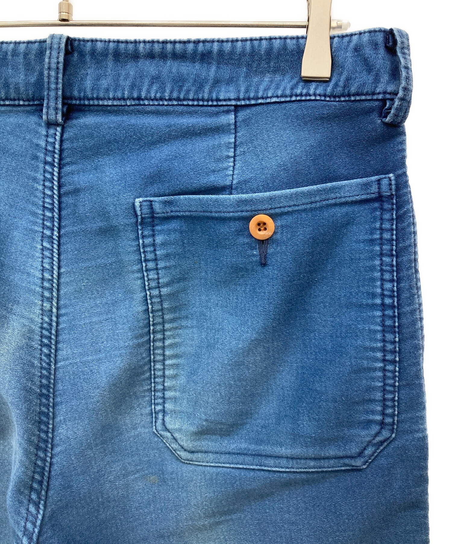 中古・古着通販】VISVIM (ビズビム) モールスキンデニムパンツ ブルー