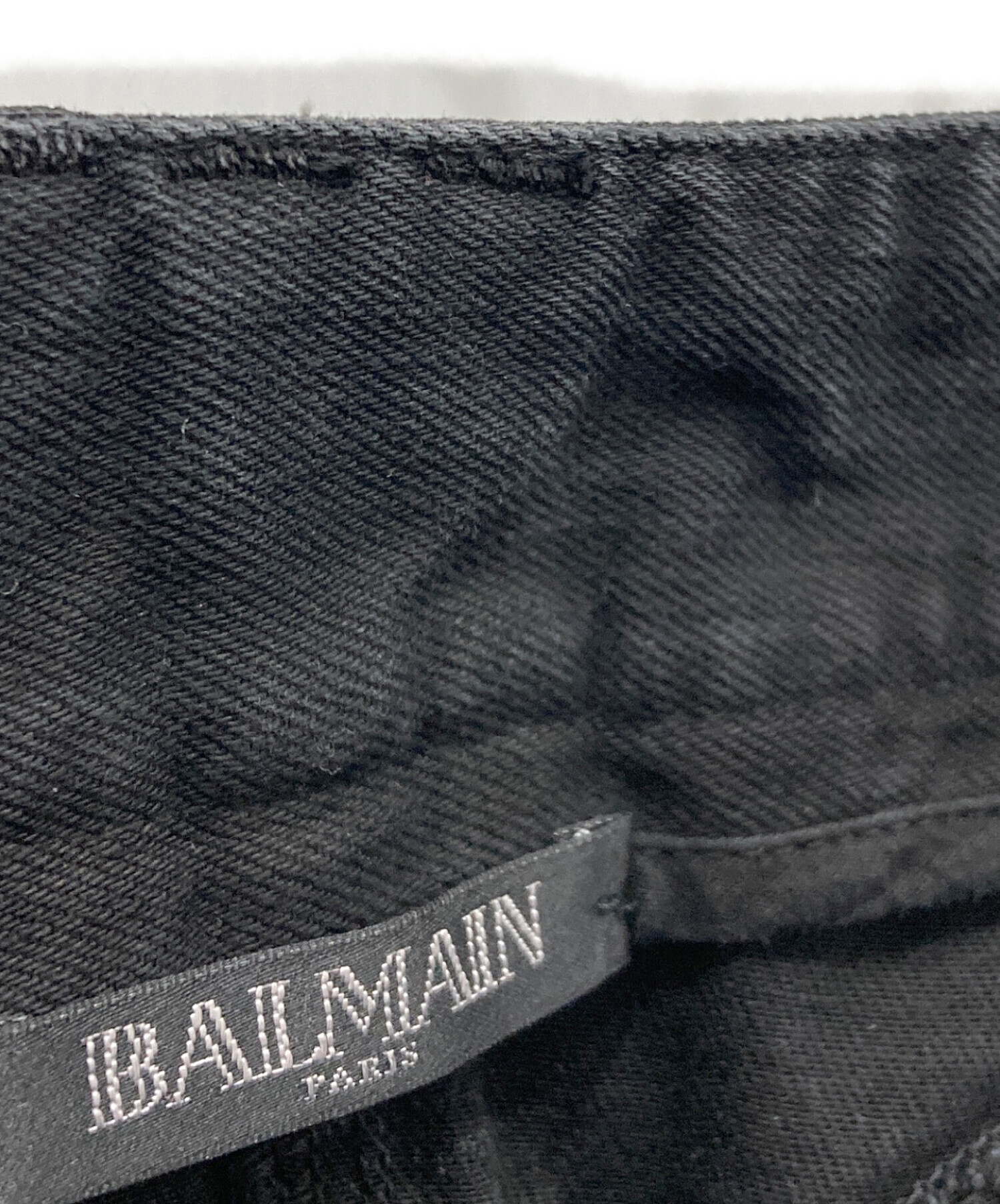 中古・古着通販】BALMAIN (バルマン) 総柄プリントバイカーパンツ