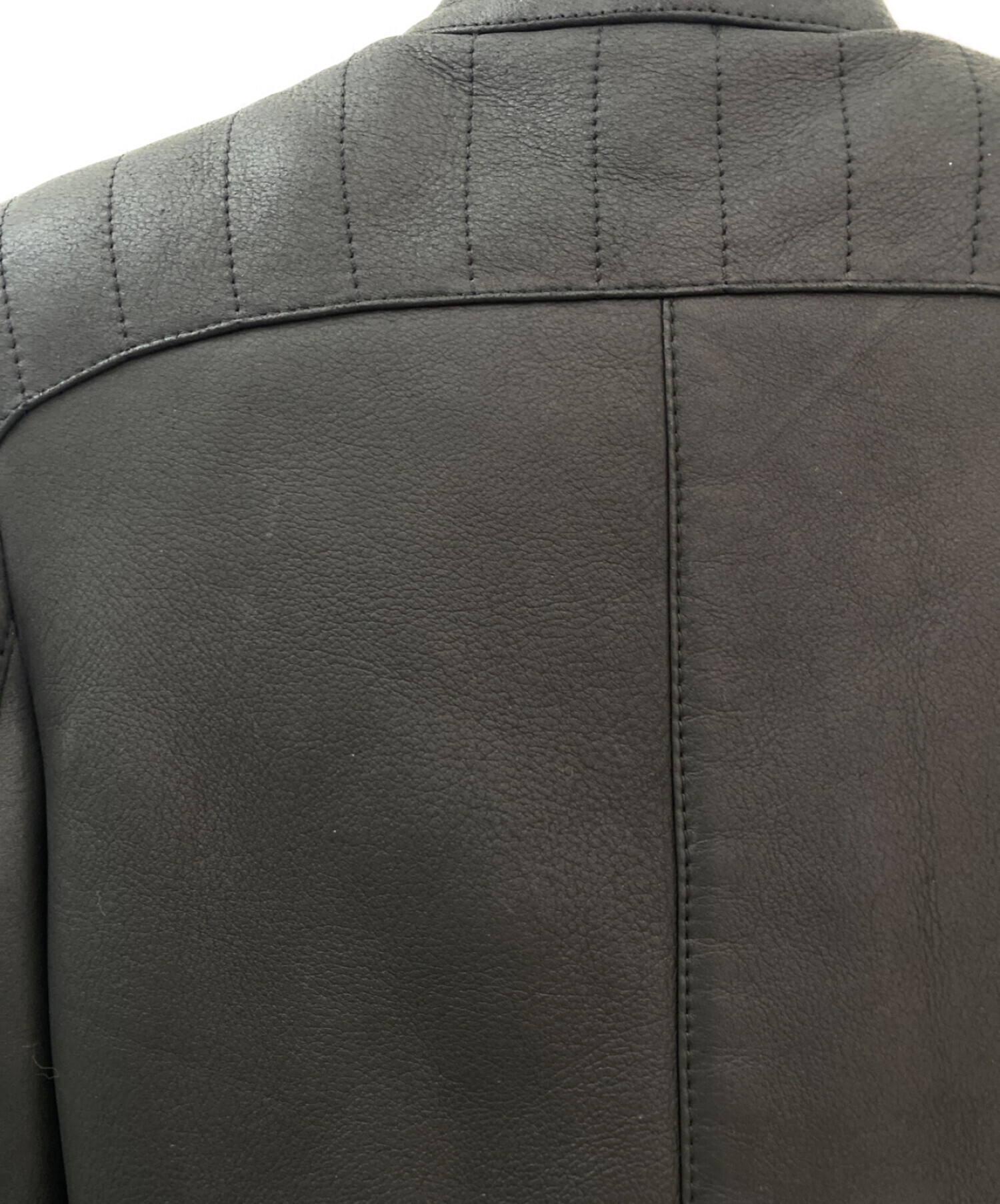 中古・古着通販】BALMAIN (バルマン) ムートンレザージャケット