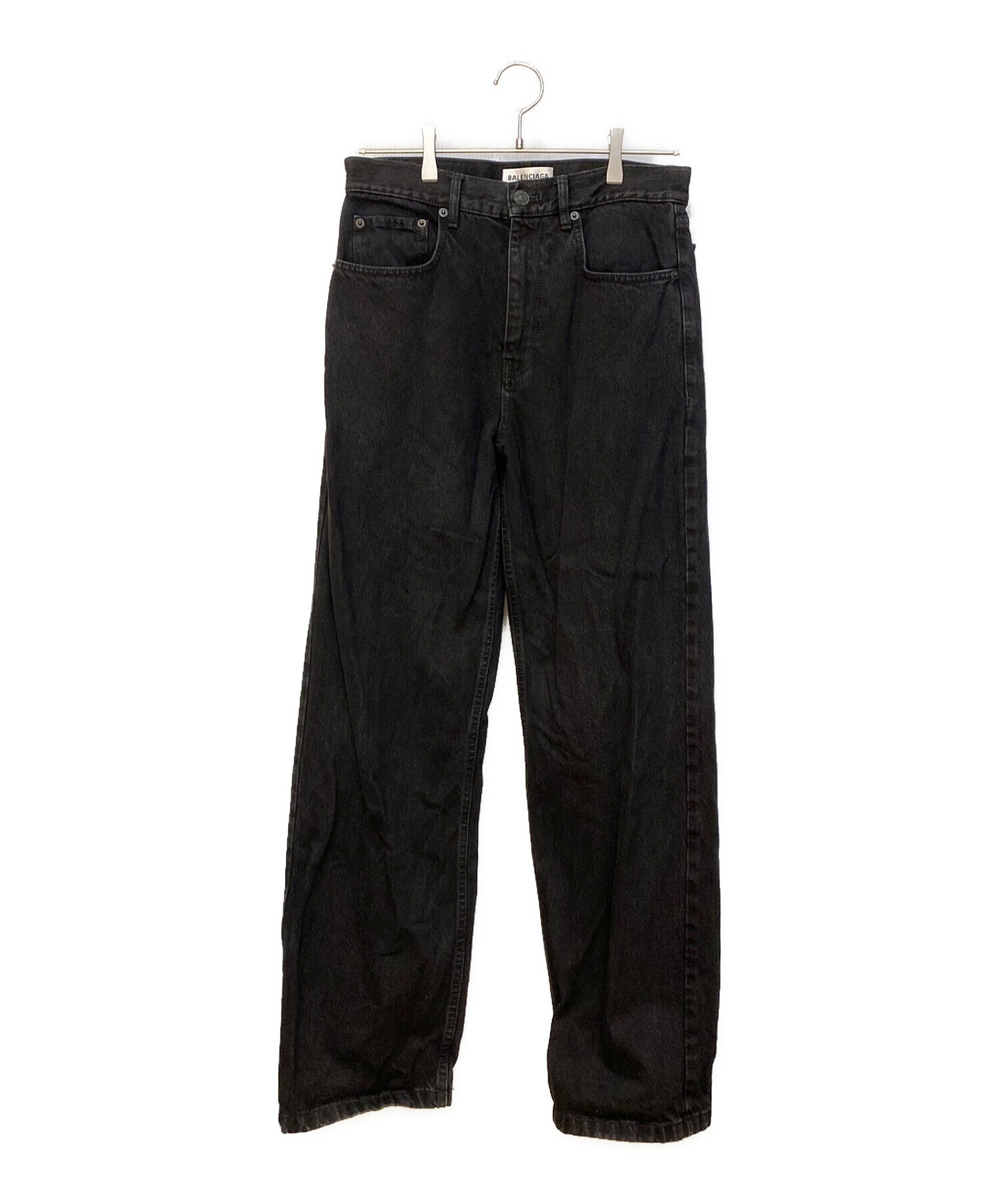 【美品】BALENCIAGA ジーンズ　ワイドレッグデニム サイズ38 BALENCIAGA ジーンズワイドレッグデニム サイズ38