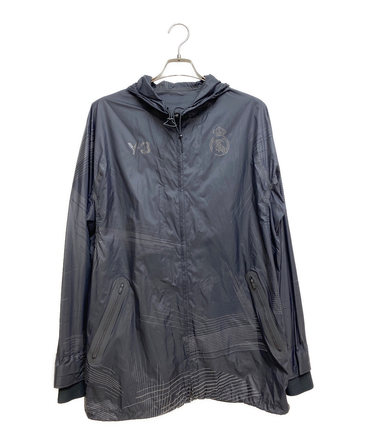 中古・古着通販】Y-3 (ワイスリー) ナイロンジャケット ブラック 