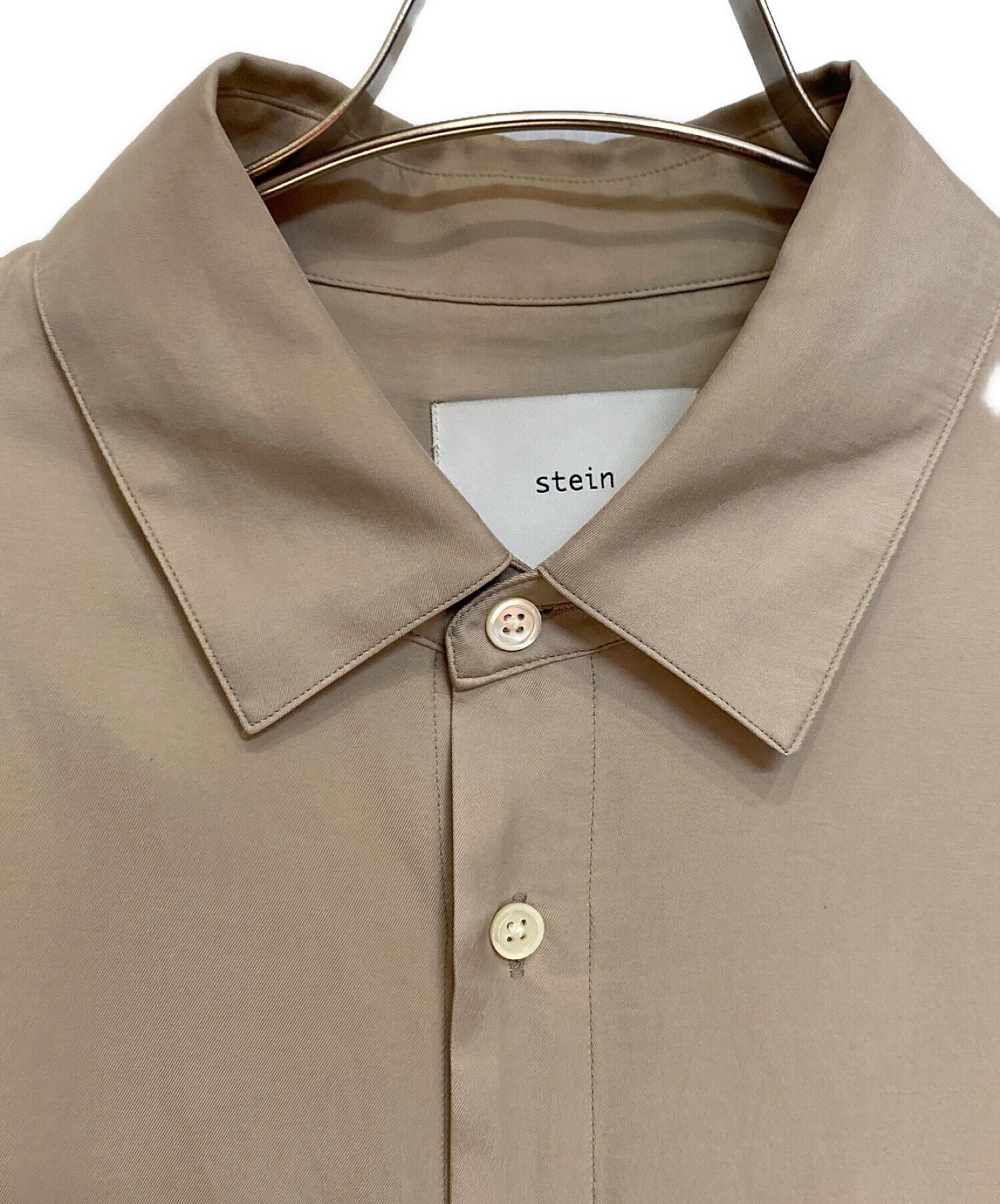 中古・古着通販】stein (シュタイン) OVERSIZED DOWN PAT CUPRO SHIRT 