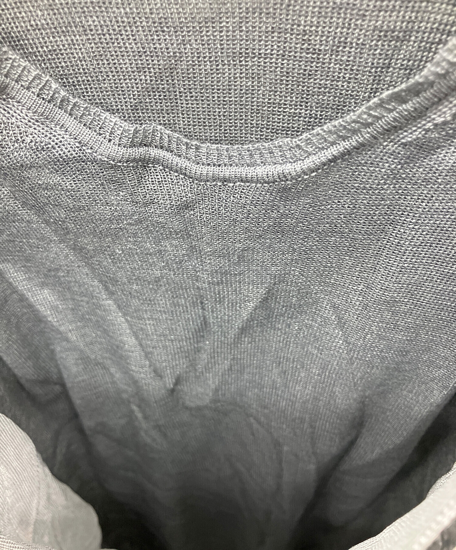 中古・古着通販】GUCCI (グッチ) ノースリーブニット グレー サイズ:XS