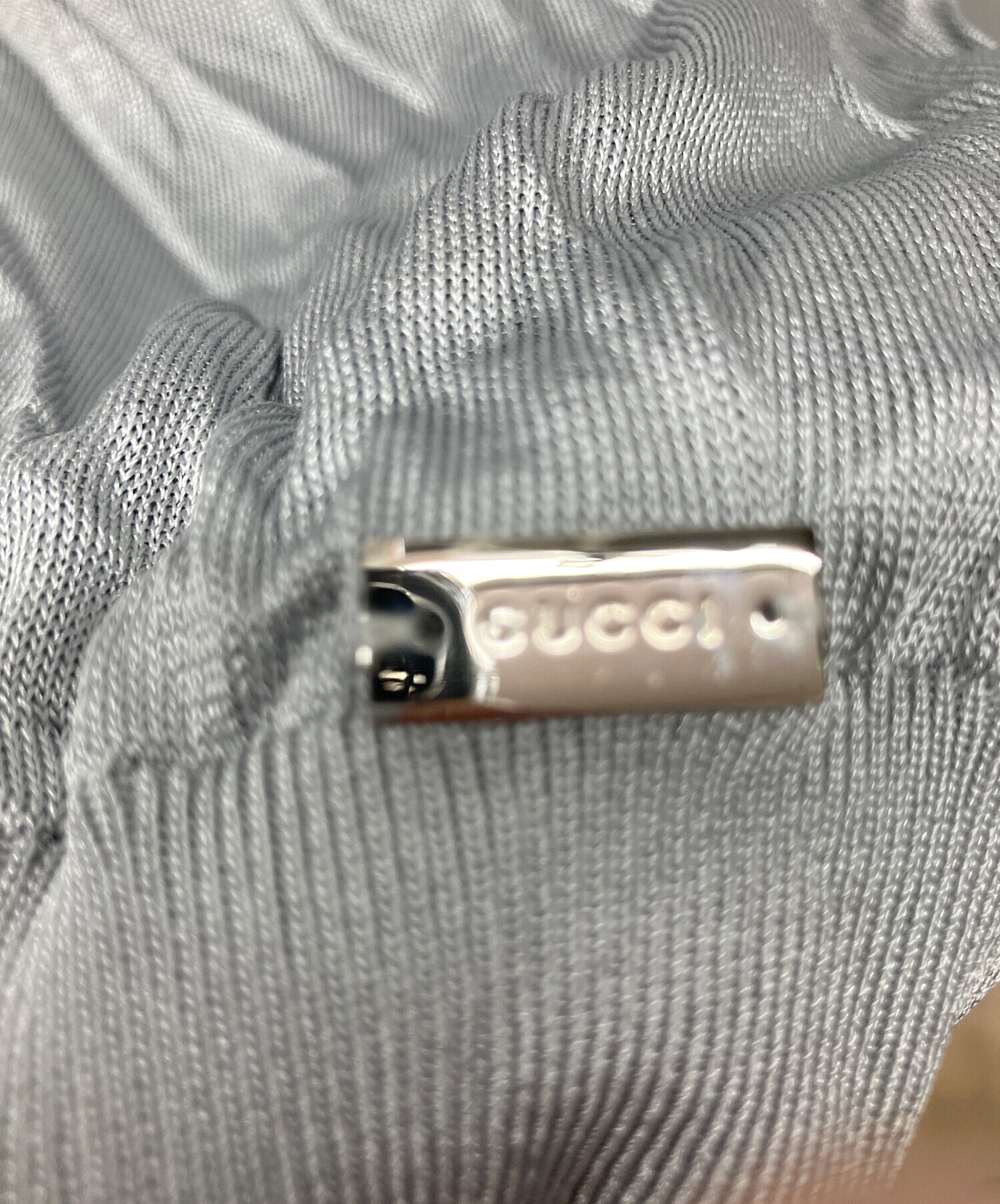 中古・古着通販】GUCCI (グッチ) ノースリーブニット グレー サイズ:XS 