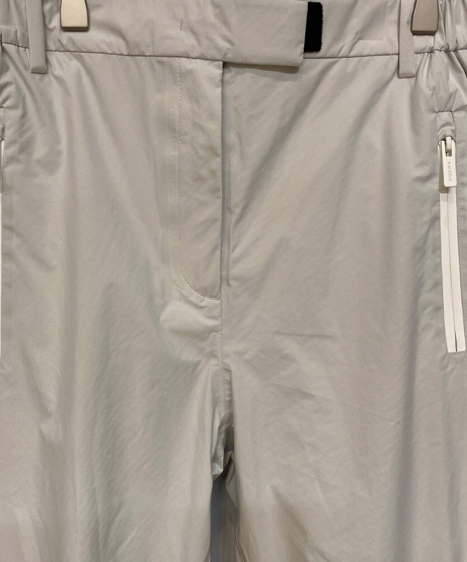 中古・古着通販】PRADA (プラダ) ナイロントラックパンツ グレー 