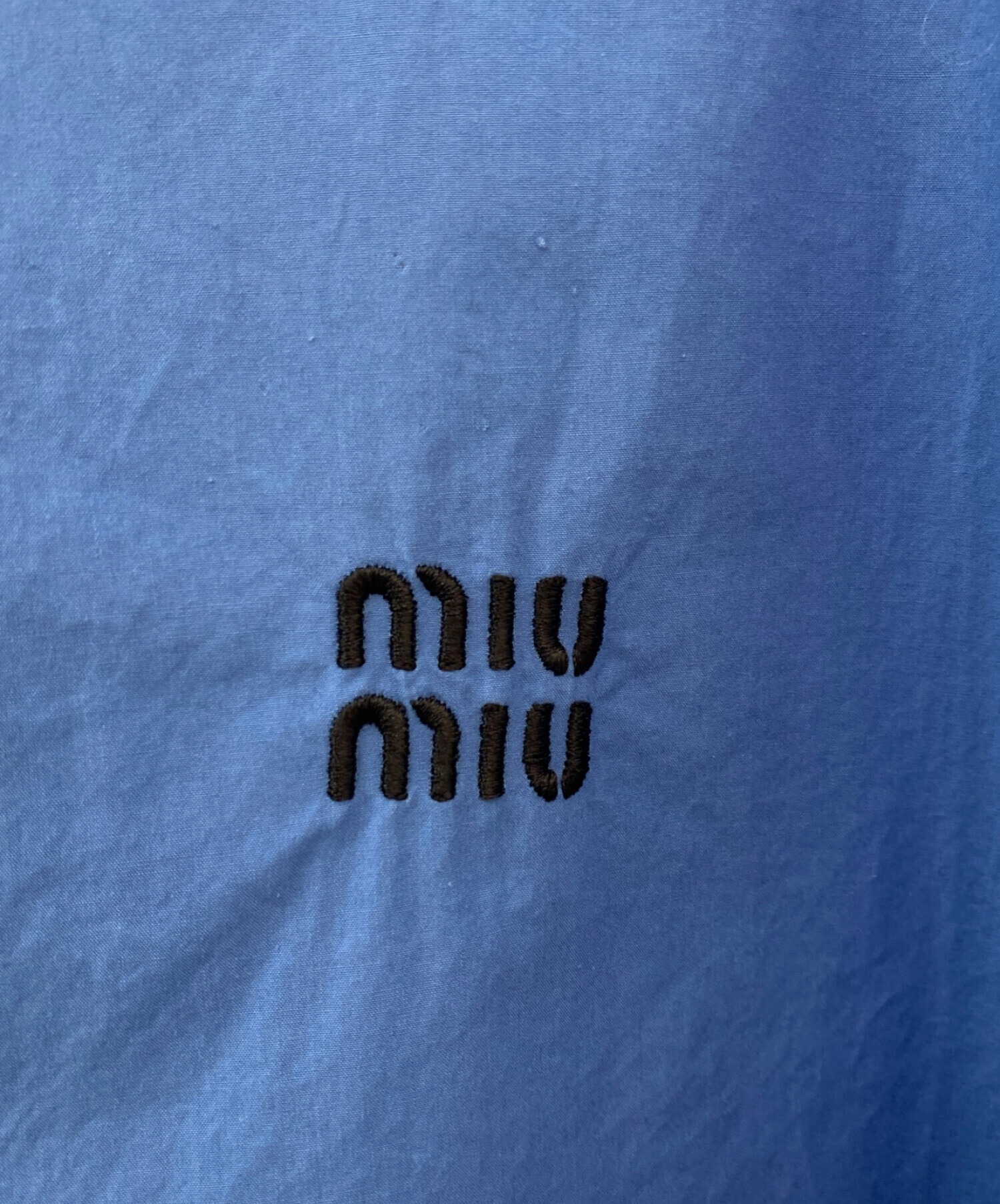 中古・古着通販】MIU MIU (ミュウミュウ) コットンポプリンブラウス 