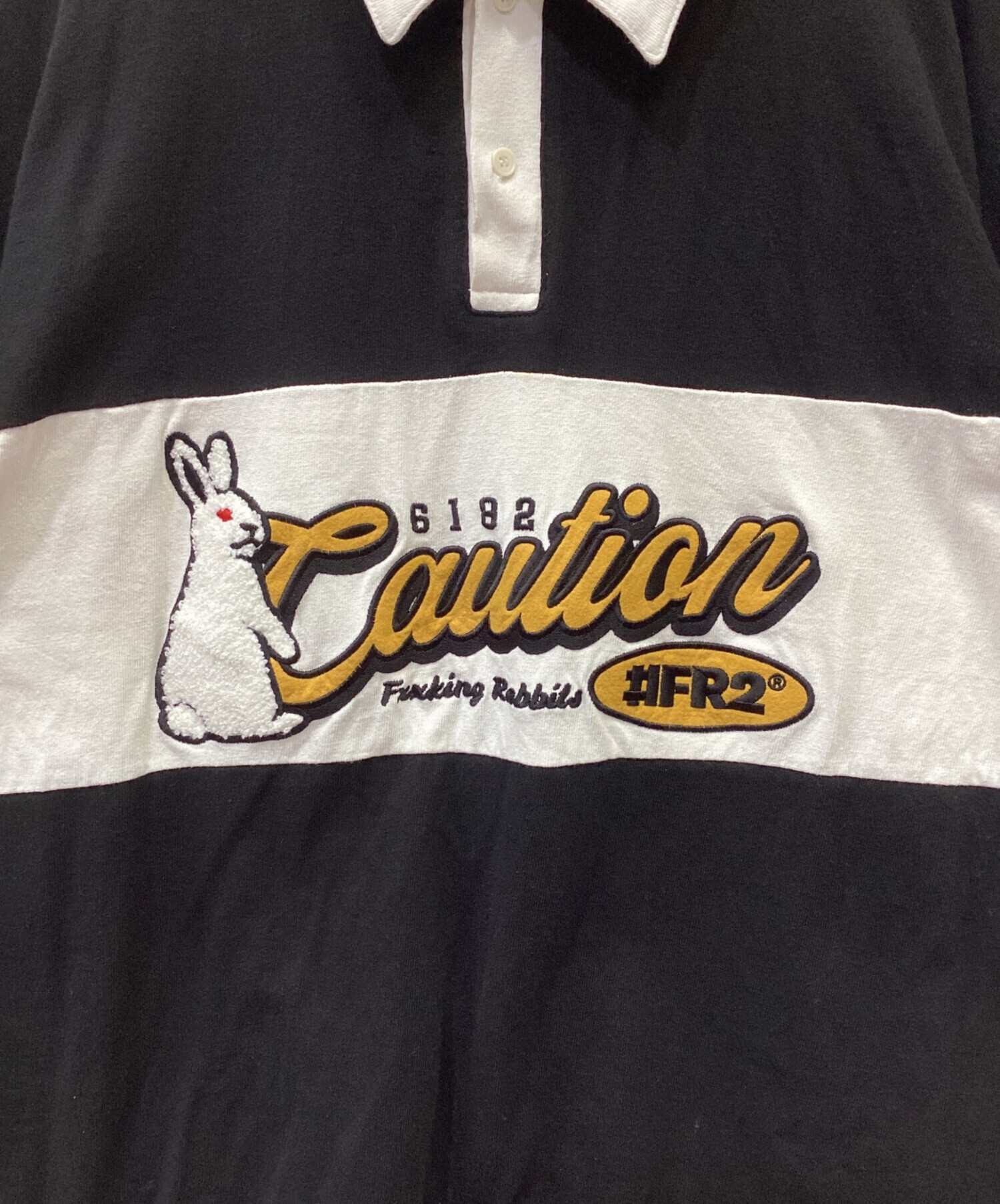 FR2 ラガーシャツ 中古・古着通販】FR2 (エフアールツー) ラガーシャツ ブラック サイズ