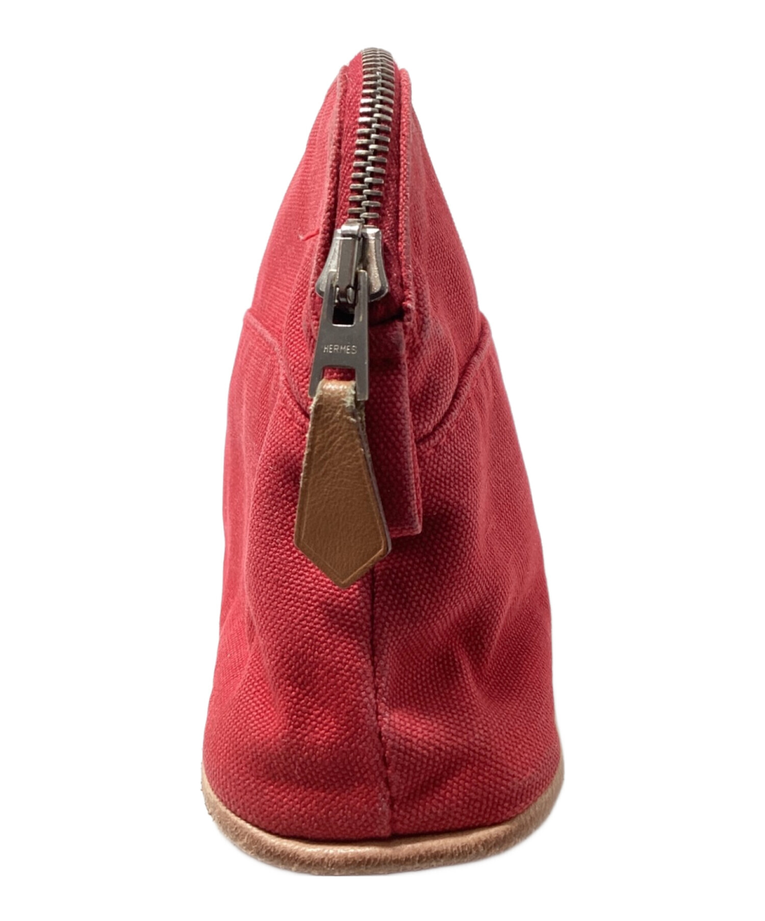 中古・古着通販】HERMES (エルメス) ボリード ポーチ15 レッド サイズ 