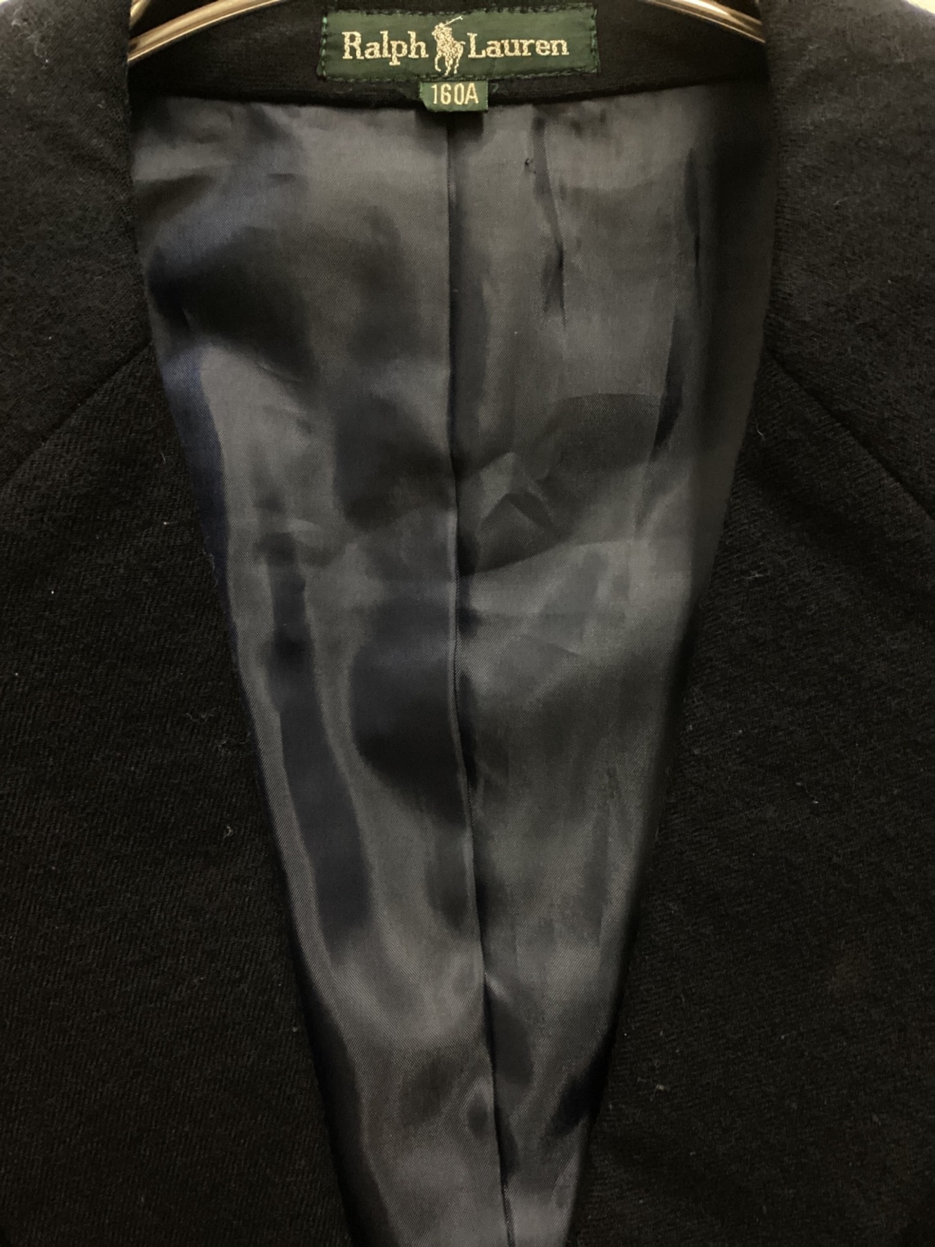 中古・古着通販】RALPH LAUREN (ラルフローレン) ブレザー ネイビー