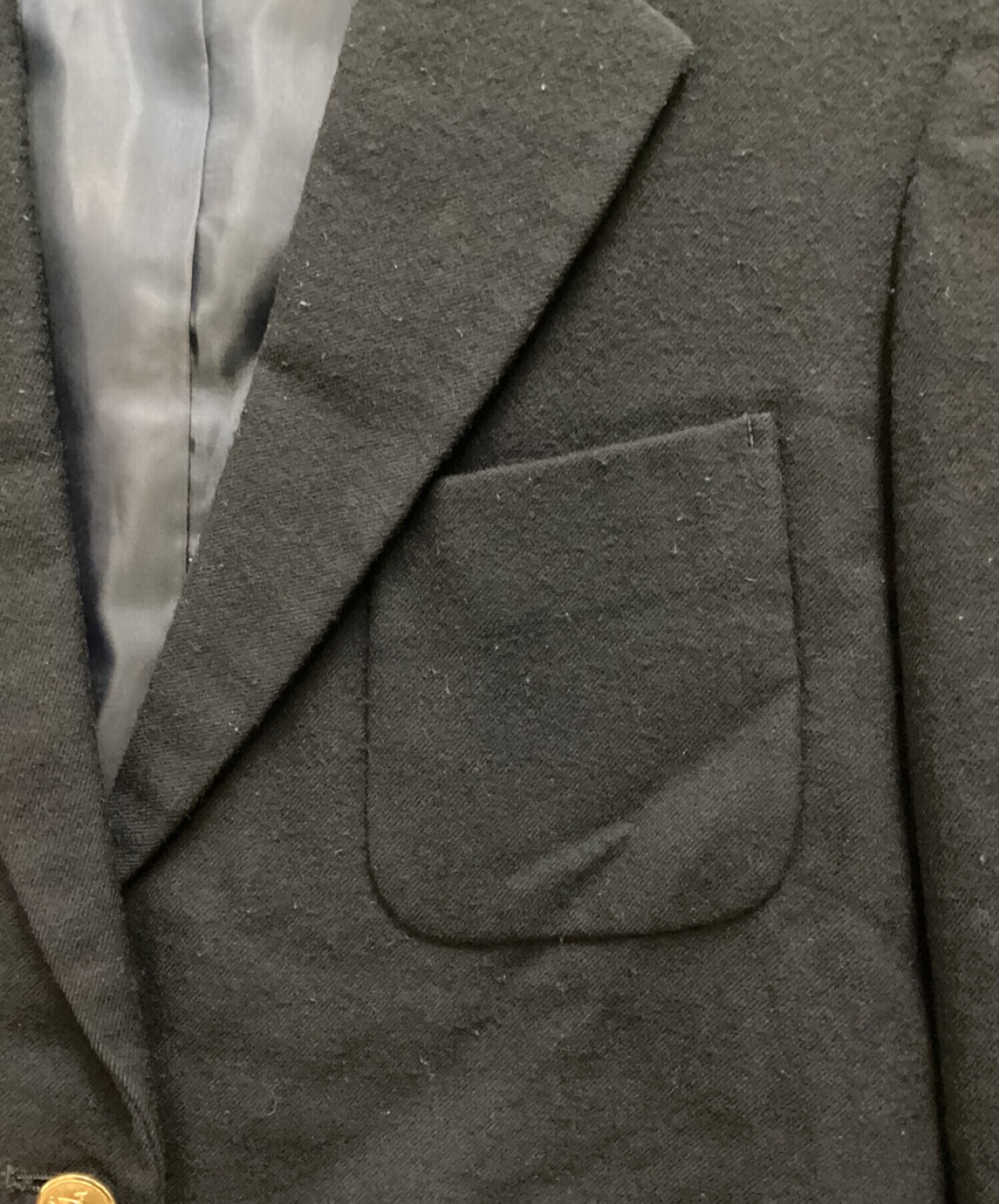 中古・古着通販】RALPH LAUREN (ラルフローレン) ブレザー ネイビー