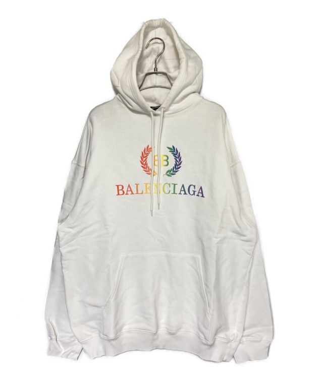 中古・古着通販】BALENCIAGA (バレンシアガ) レインボー ロゴ刺繍 