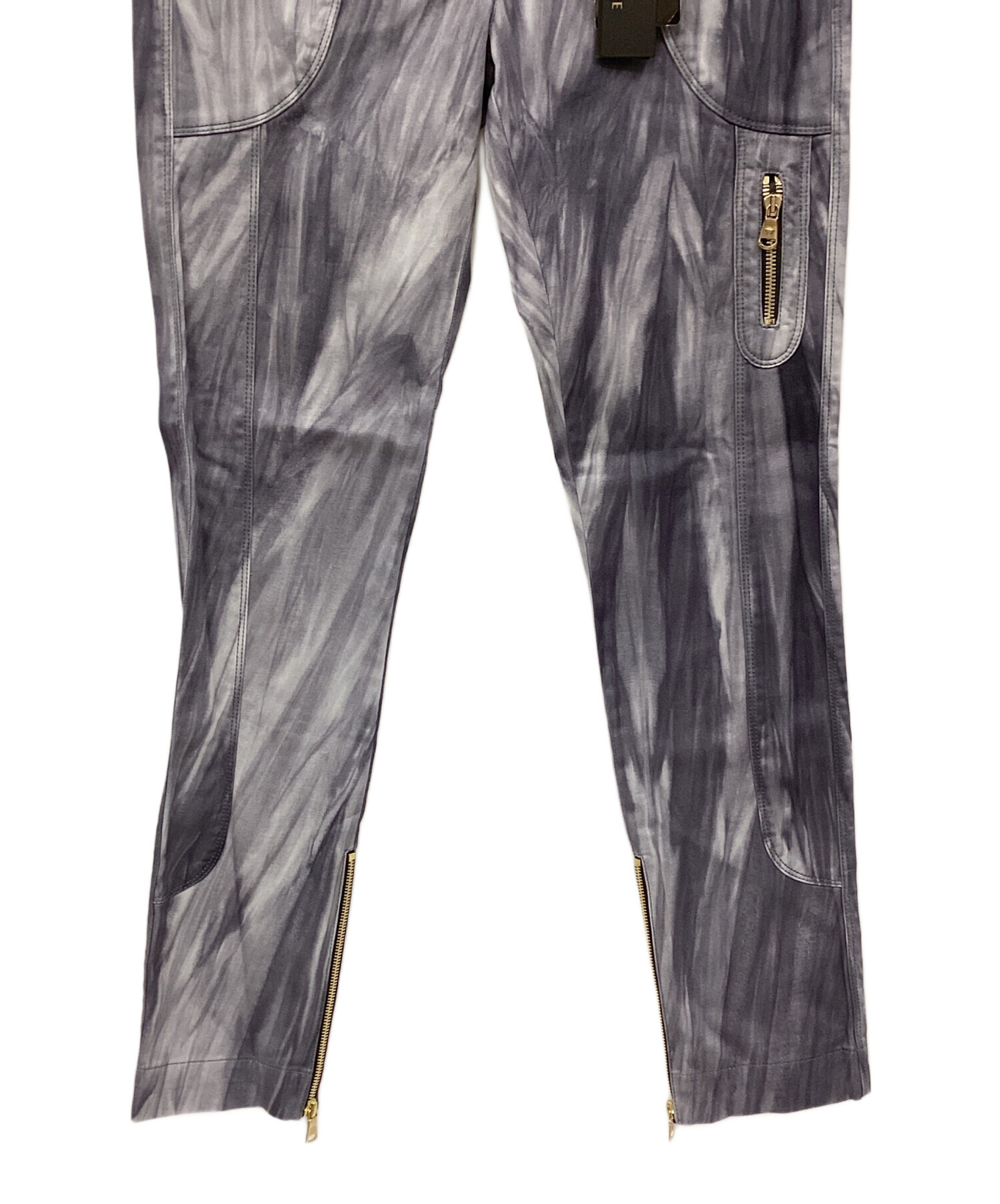 中古・古着通販】VERSACE (ヴェルサーチェ) 総柄パンツ ネイビー 