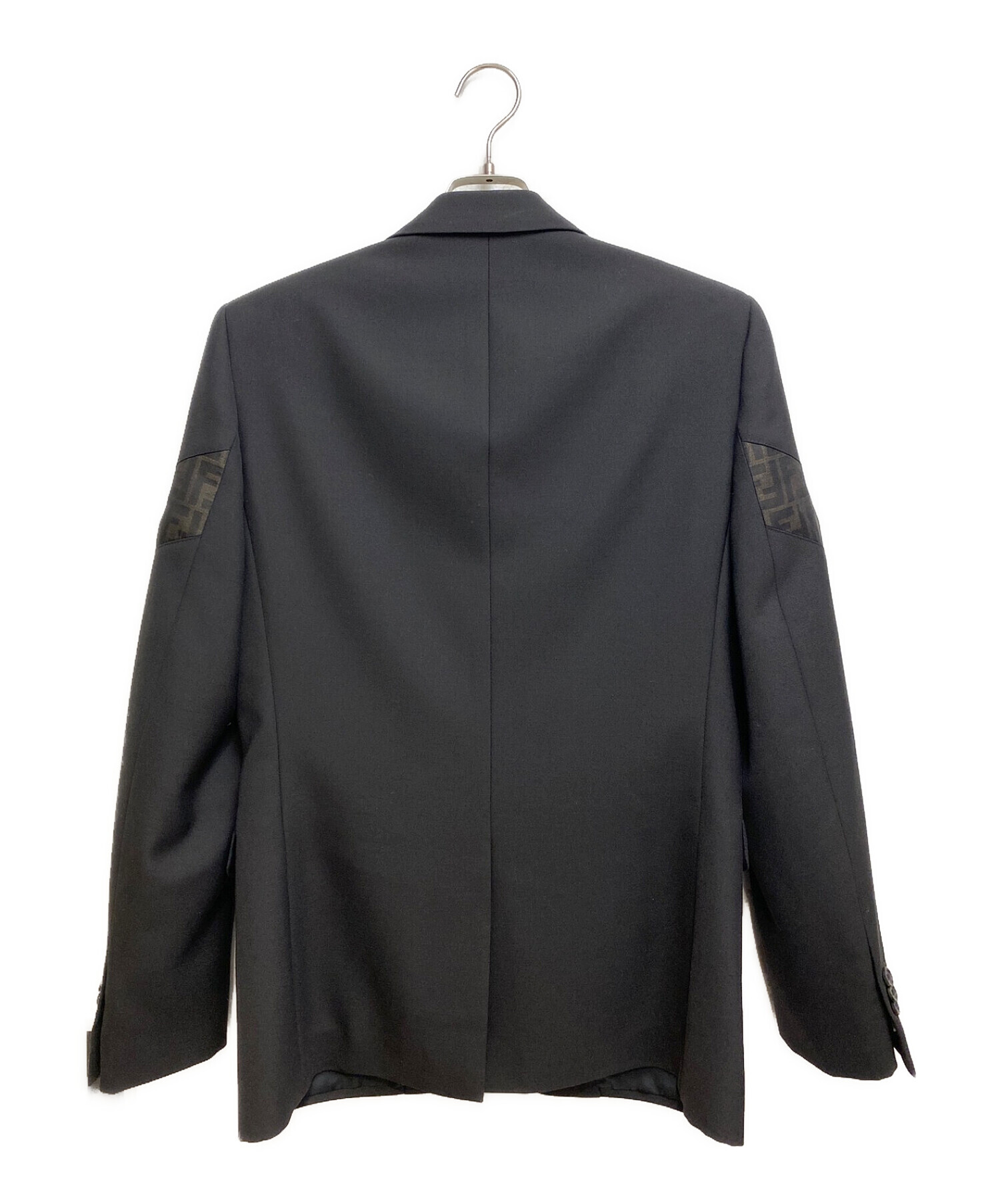 中古・古着通販】FENDI (フェンディ) ズッカ切替ジャケット ブラック
