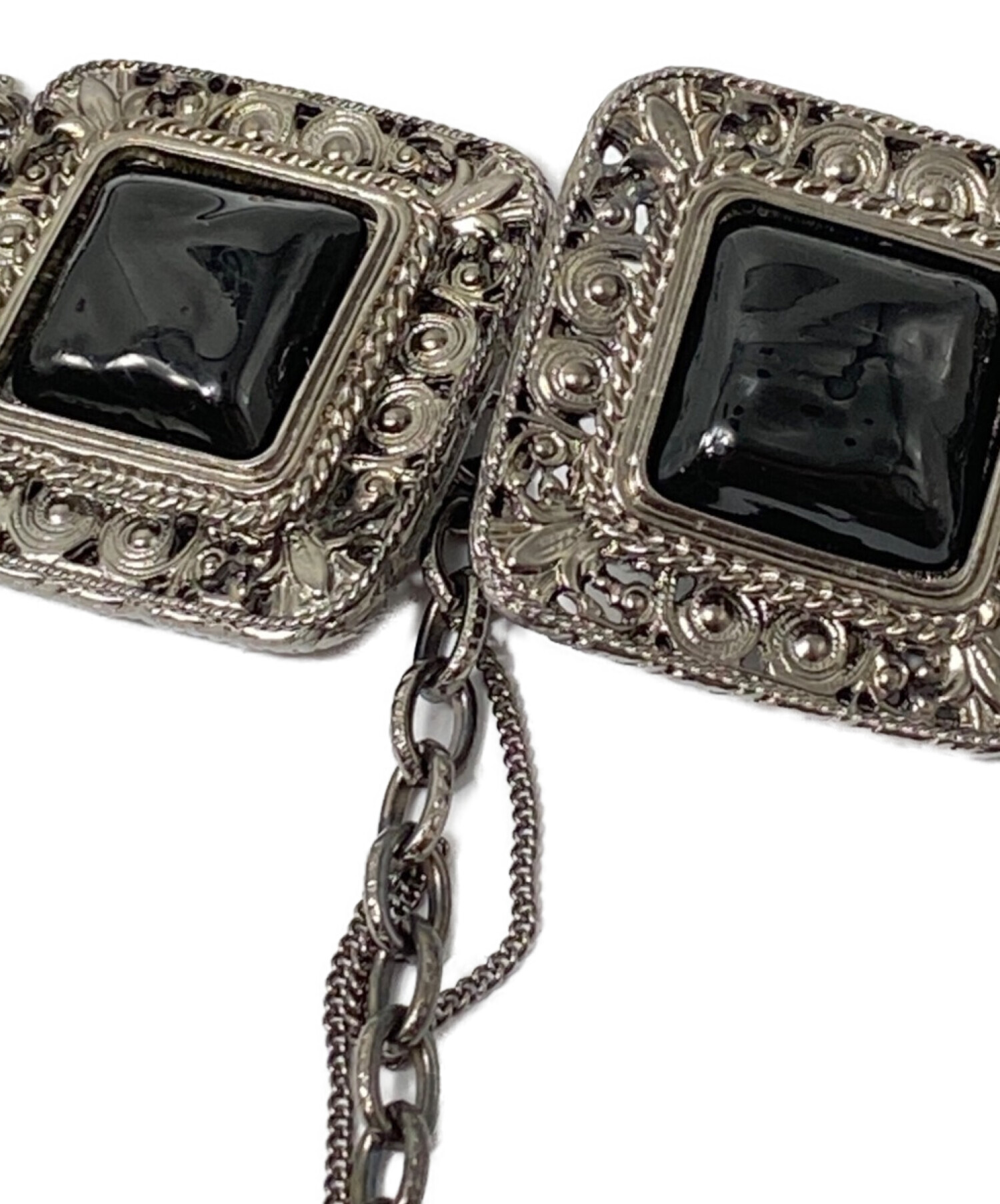 中古・古着通販】CHANEL (シャネル) 5連チェーンベルト シルバー 