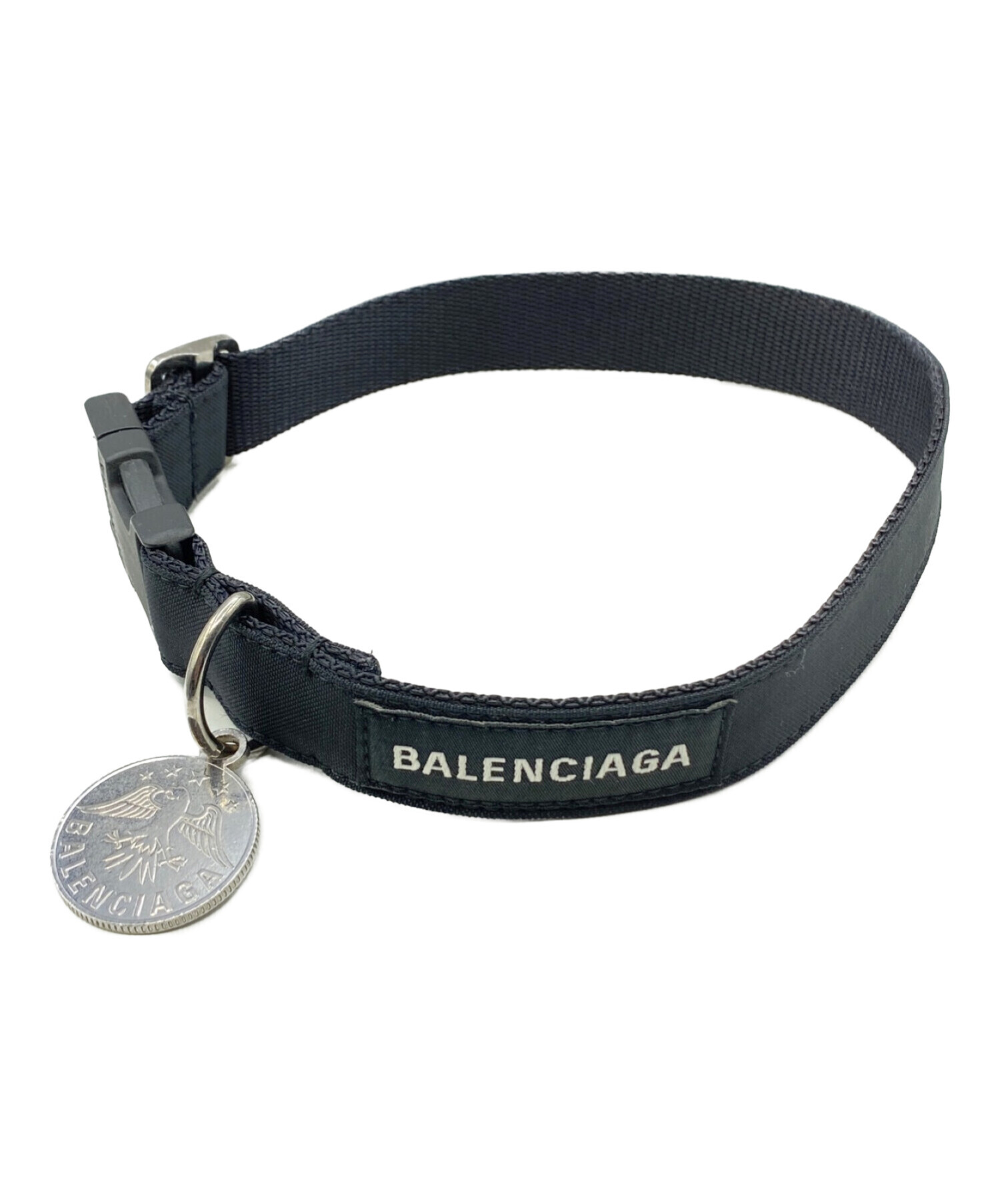 中古・古着通販】BALENCIAGA (バレンシアガ) BLACK CHOKER WITH LOGO 