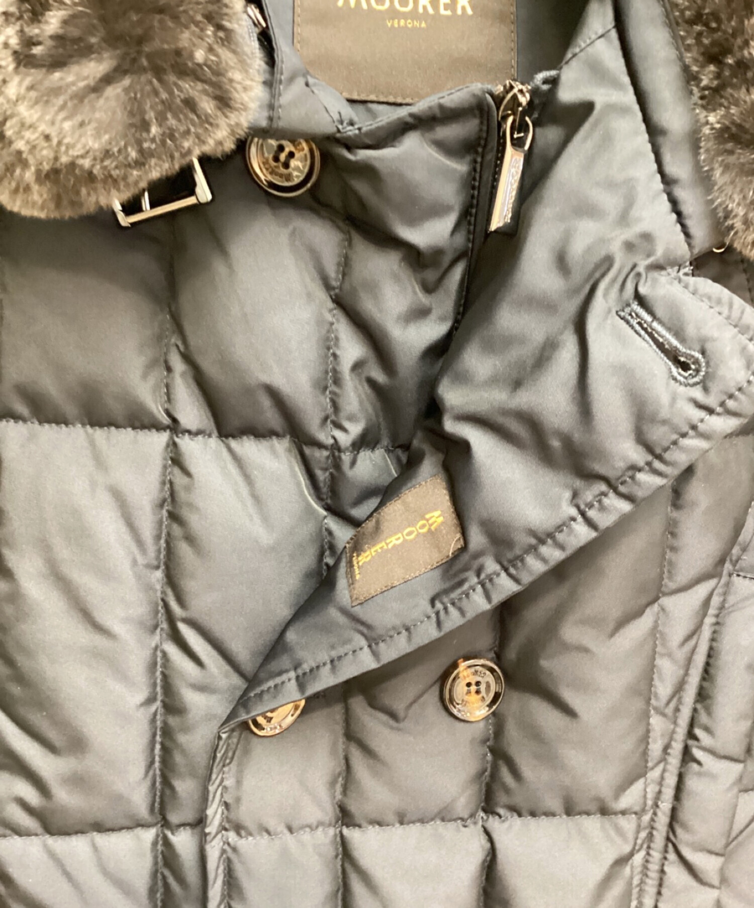 中古・古着通販】MOORER (ムーレー) SIRO-L ダウンジャケット ネイビー