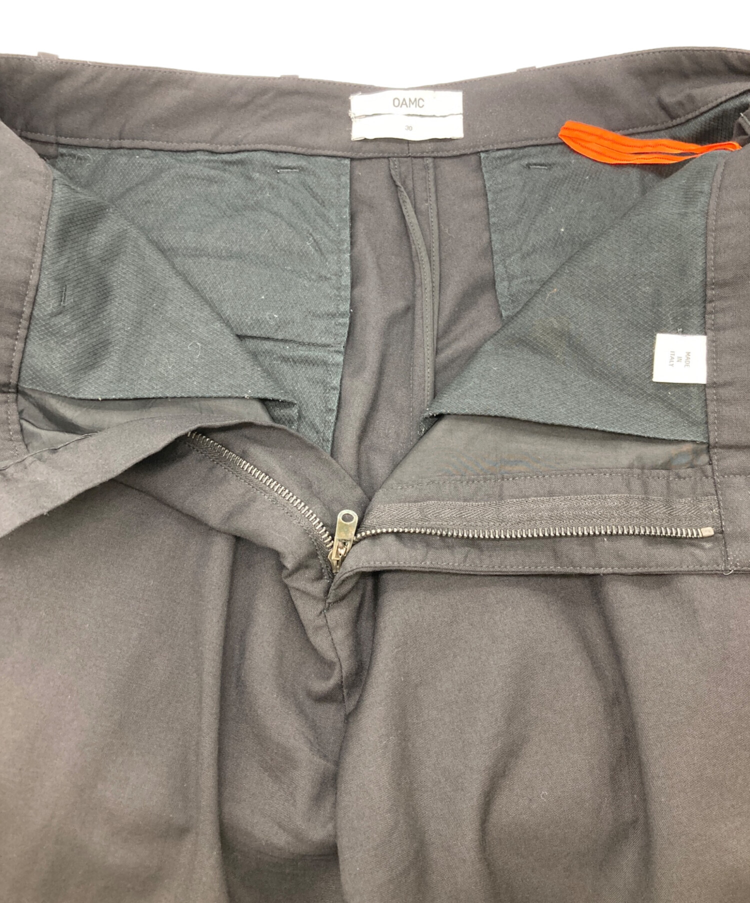 中古・古着通販】OAMC (オーエーエムシー) Cropped Zip Trousers