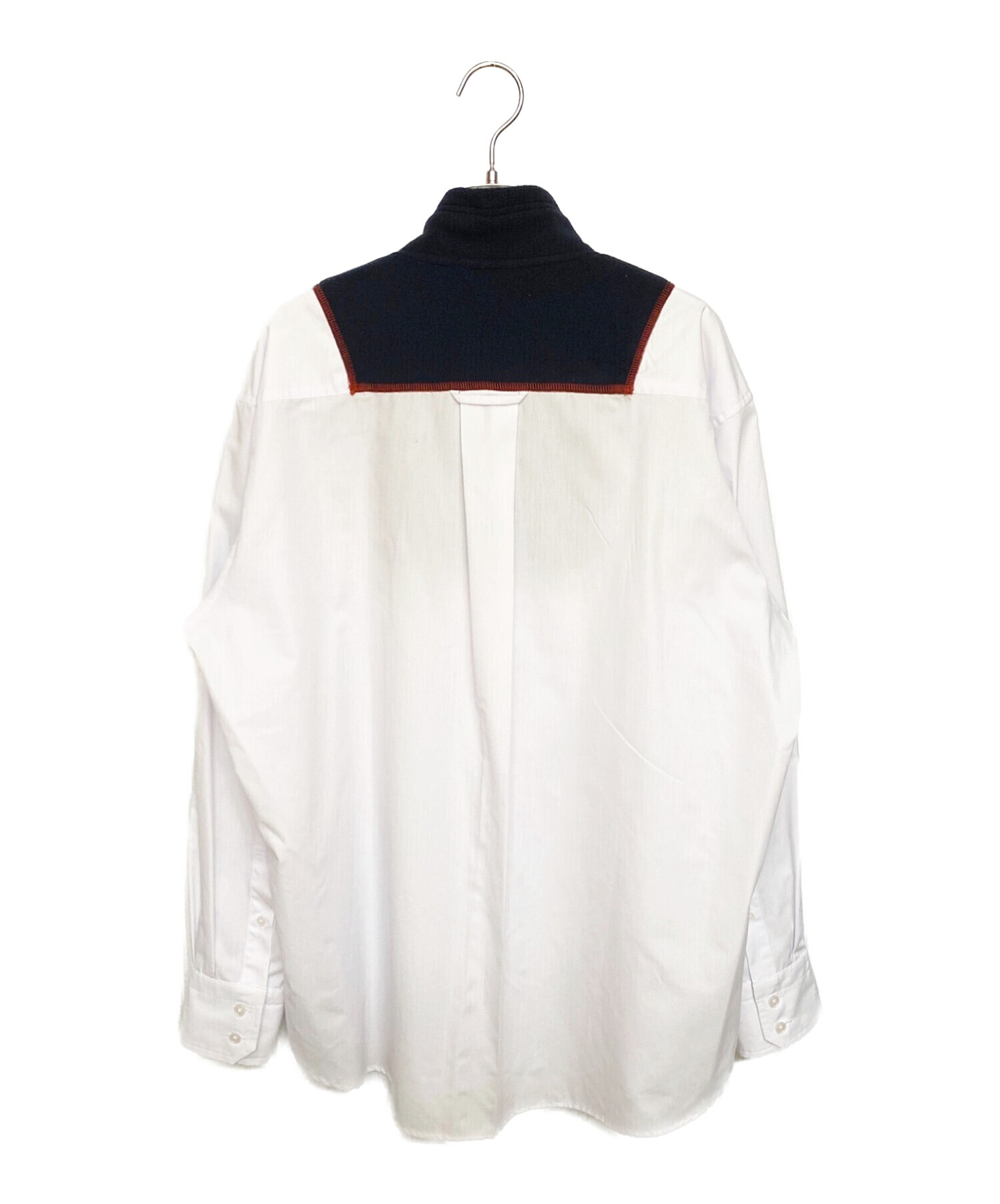 中古・古着通販】kolor/BEACON (カラービーコン) 23AW 切替シャツ 