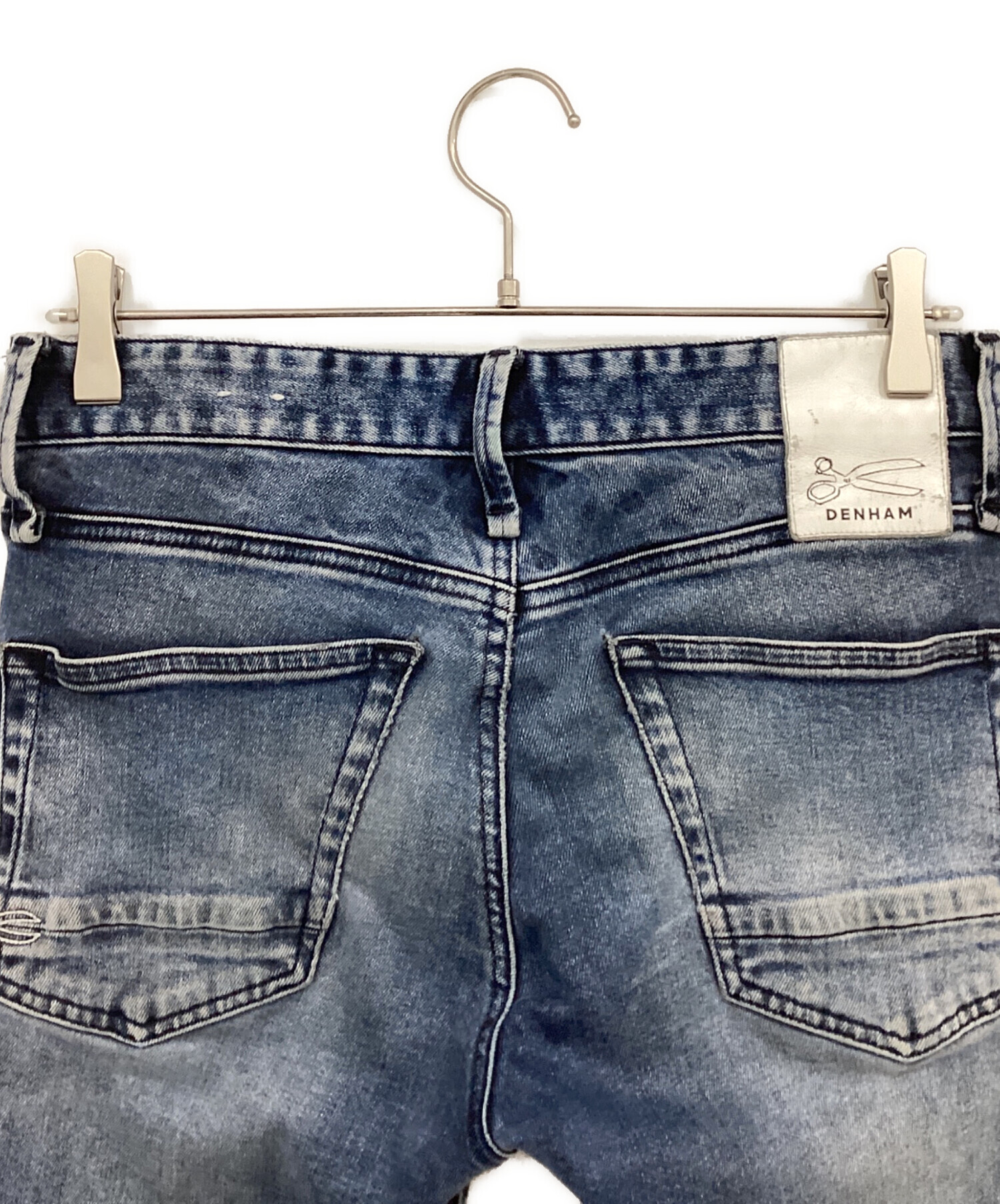 DENHAM　定価56,400円+税　本皮　未使用 中古・古着通販】Denham (デンハム) スキニーデニムパンツ ブルー