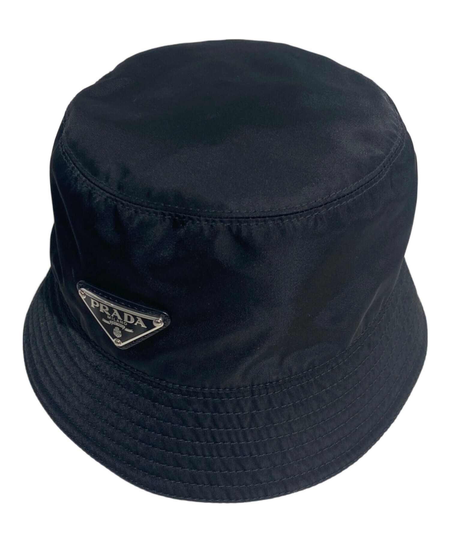 中古・古着通販】PRADA (プラダ) Re-Nylon バケットハット ブラック