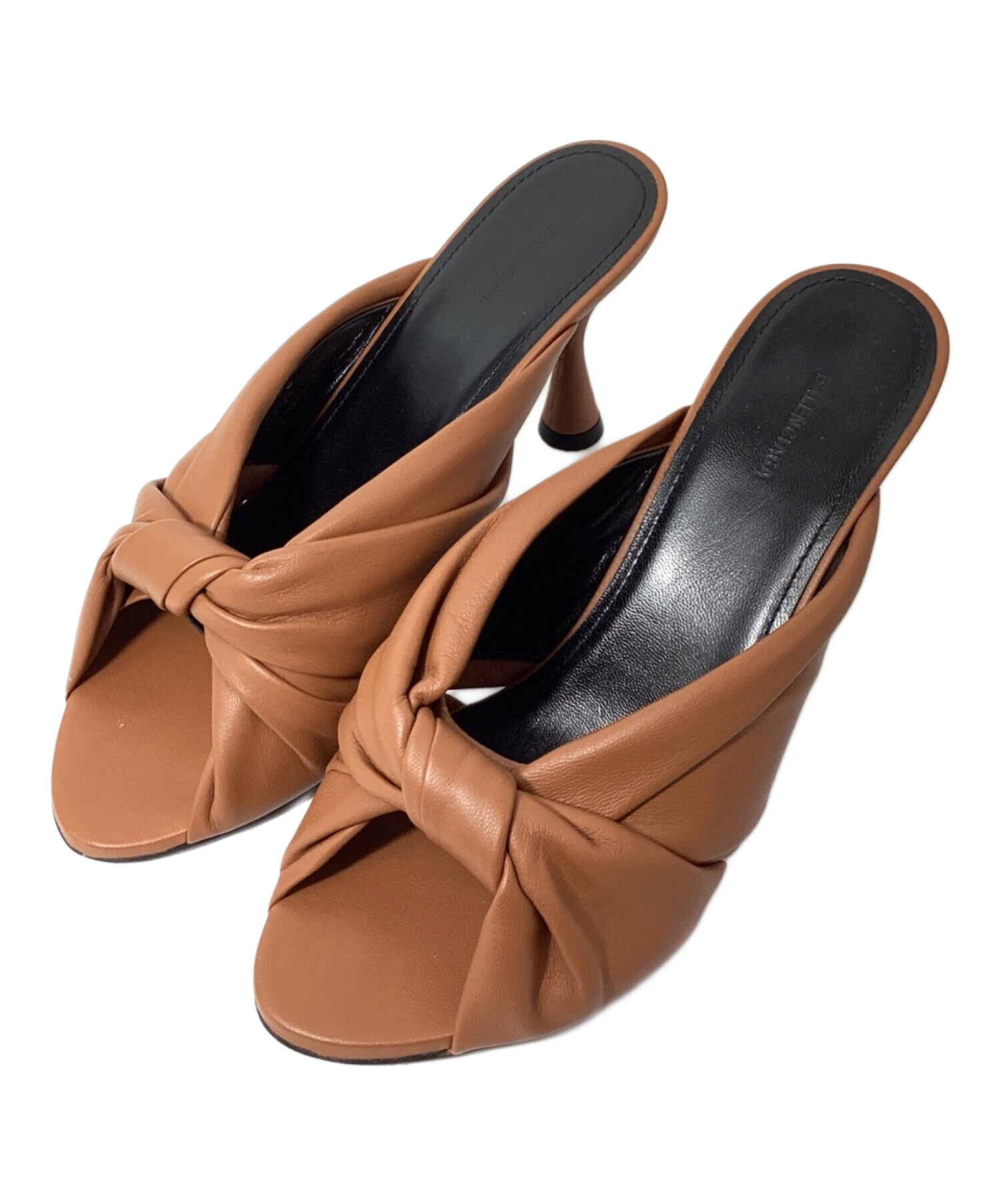 中古・古着通販】BALENCIAGA (バレンシアガ) DRAPY MULE SANDAL(ドレイ 