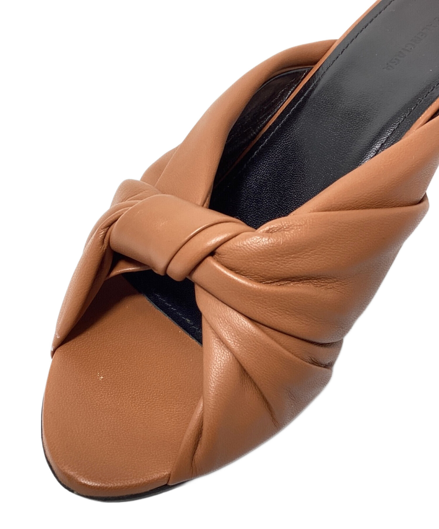 中古・古着通販】BALENCIAGA (バレンシアガ) DRAPY MULE SANDAL(ドレイ 