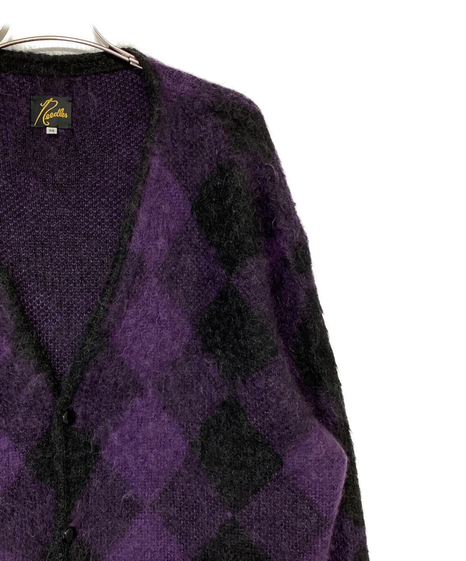中古・古着通販】Needles (ニードルズ) MOHAIR CARDIGAN DIAMOND 