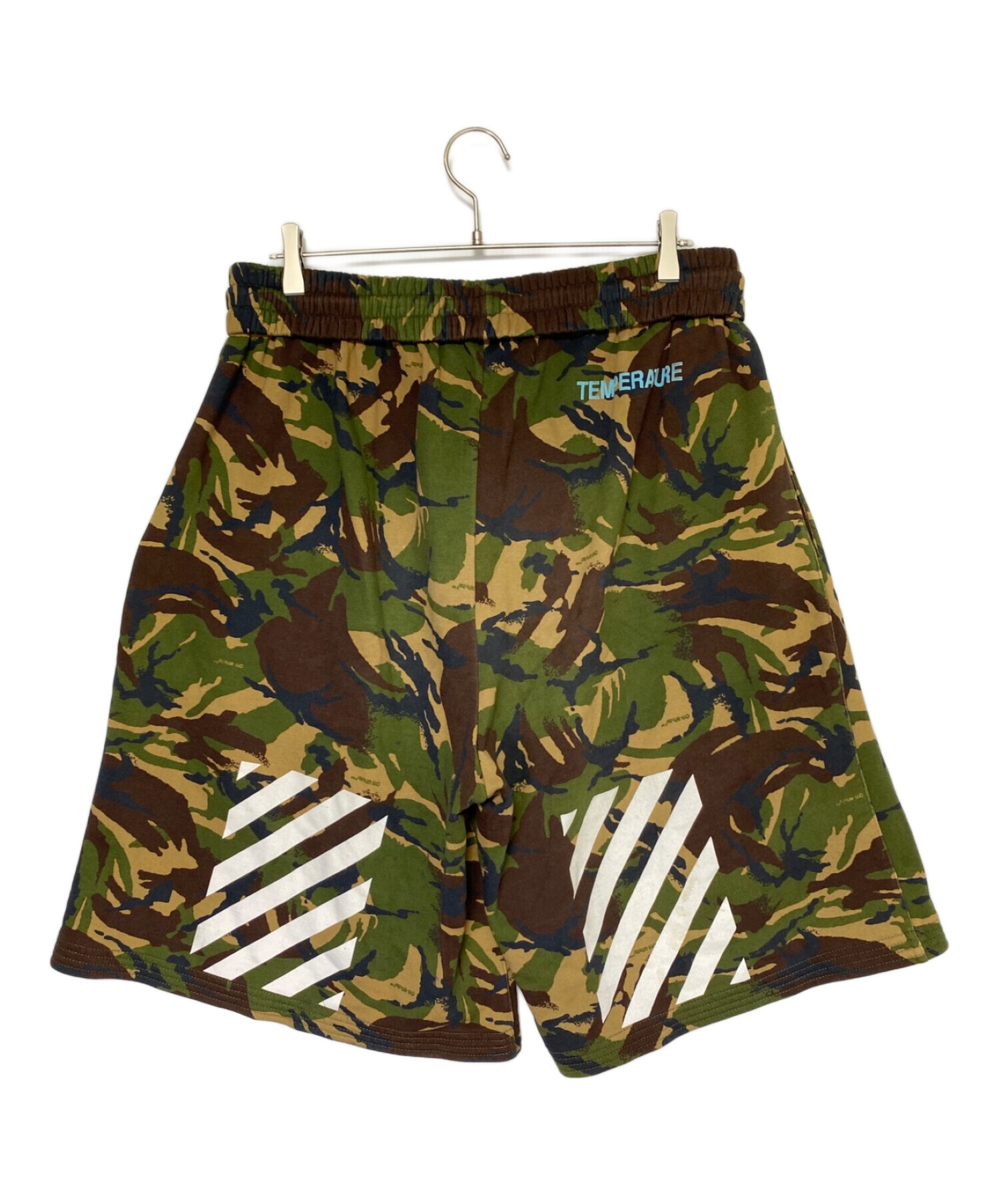 中古・古着通販】OFFWHITE (オフホワイト) ハーフパンツ カーキ サイズ