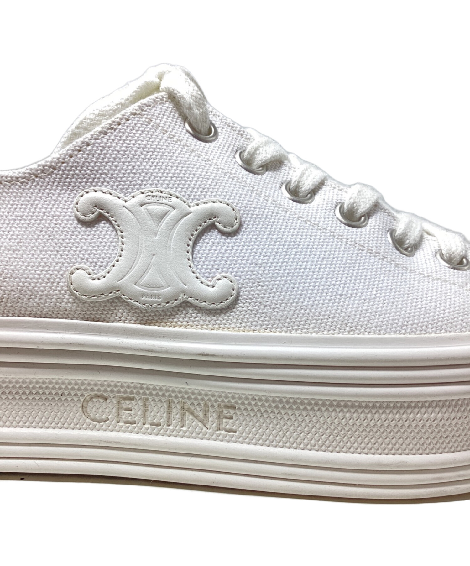 中古・古着通販】CELINE (セリーヌ) ジェーンレースアップロー