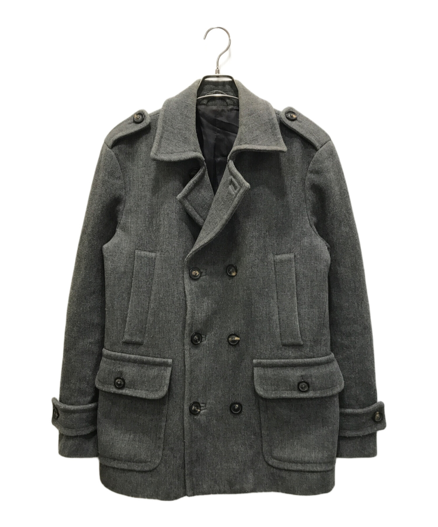 中古・古着通販】Maison Margiela (メゾンマルジェラ) Pコート グレー