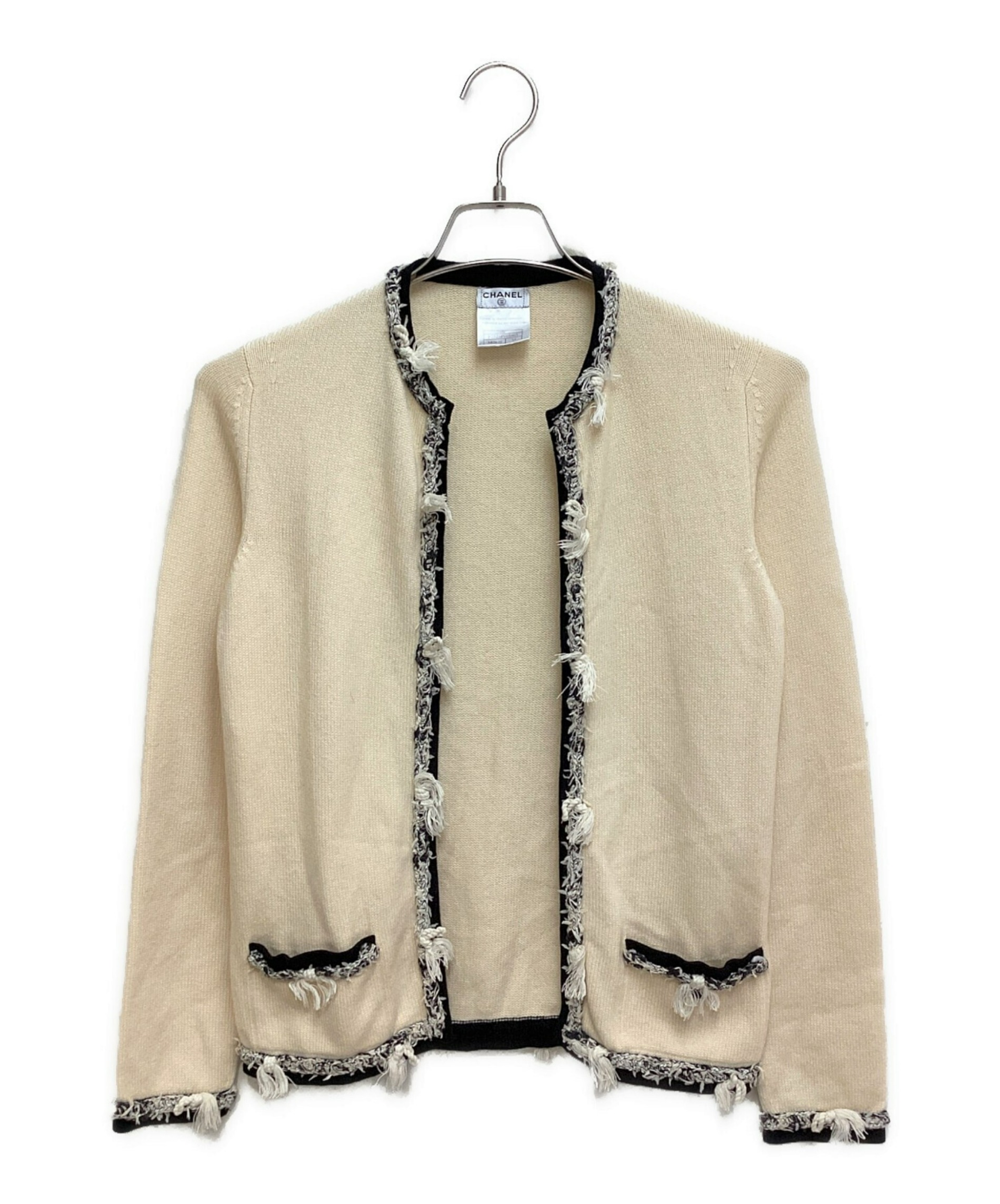 中古・古着通販】CHANEL (シャネル) カシミアニットカーディガン