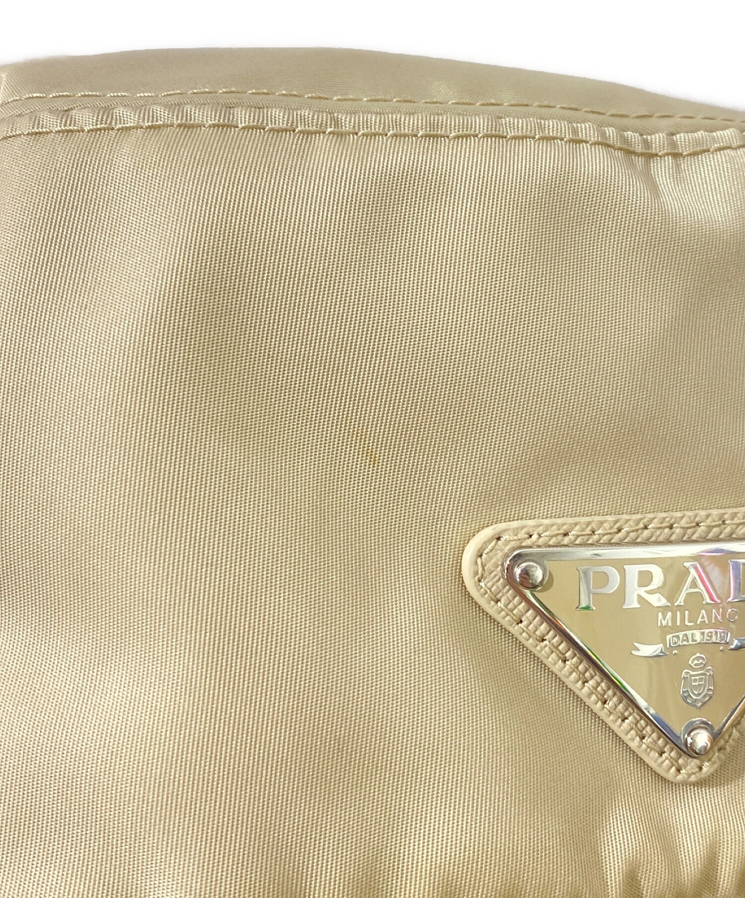 中古・古着通販】PRADA (プラダ) Re-Nylon バケットハット ベージュ