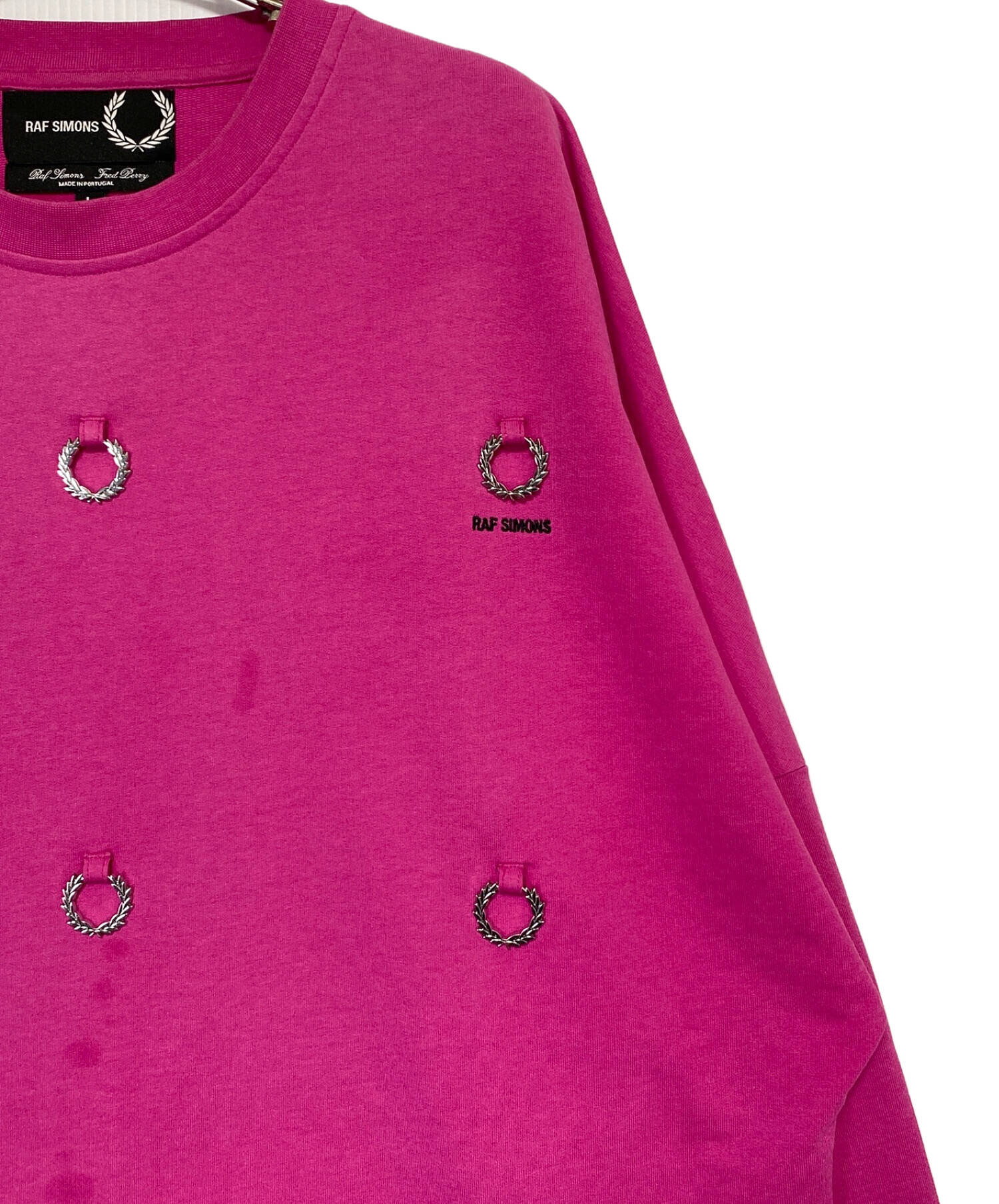 Raf Simons Fred Perry 長袖Tシャツ S ピンク 中古・古着通販】RAF SIMONS (ラフシモンズ) FRED PERRY (フレッド