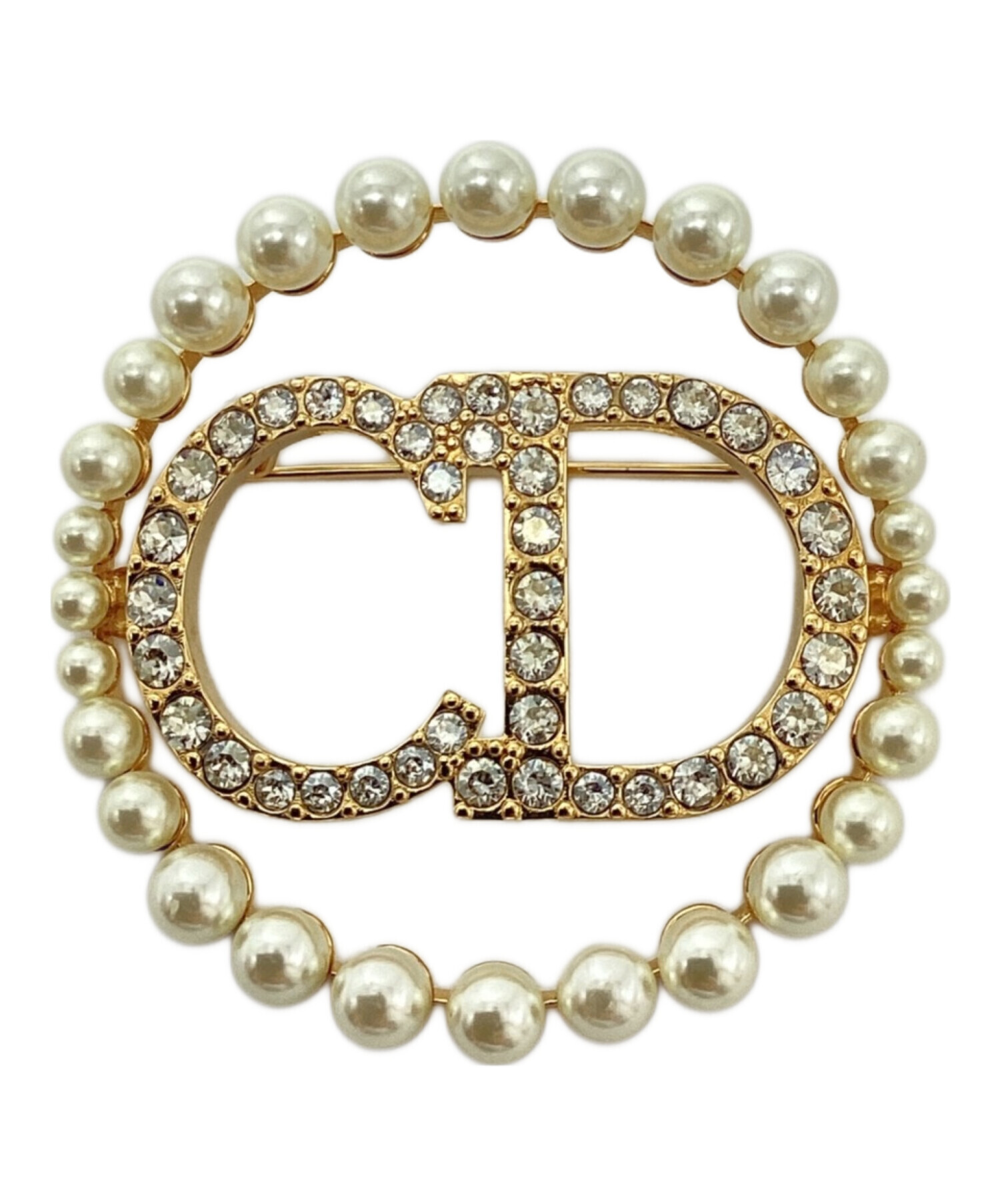 ディオール DIOR ブローチ クレール ディー リュヌ ブローチ パール