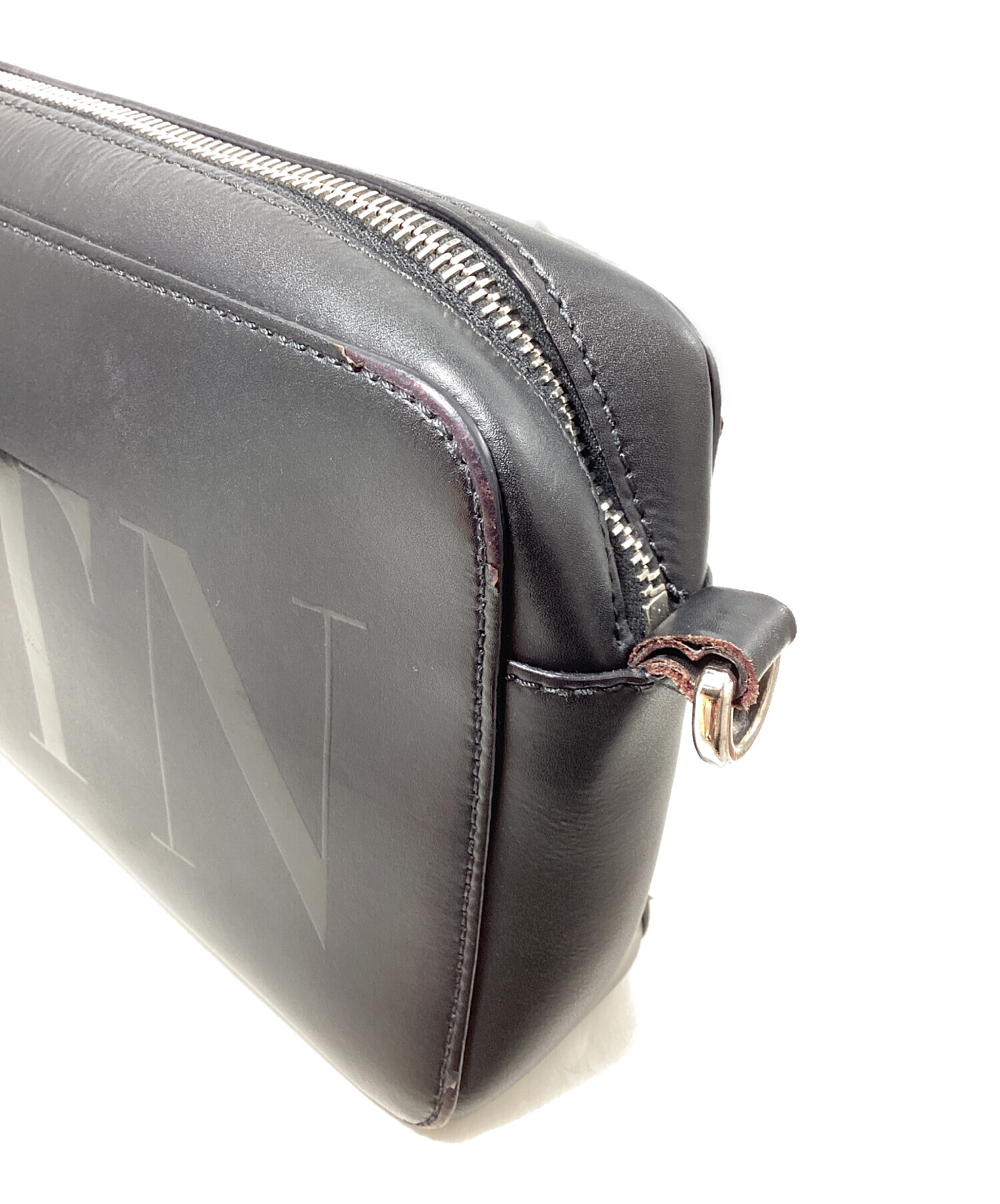 リピーター！未使用ヴァレンチノ　ムートン　ショルダーバッグ 中古・古着通販】VALENTINO (ヴァレンティノ) ロゴショルダーバッグ