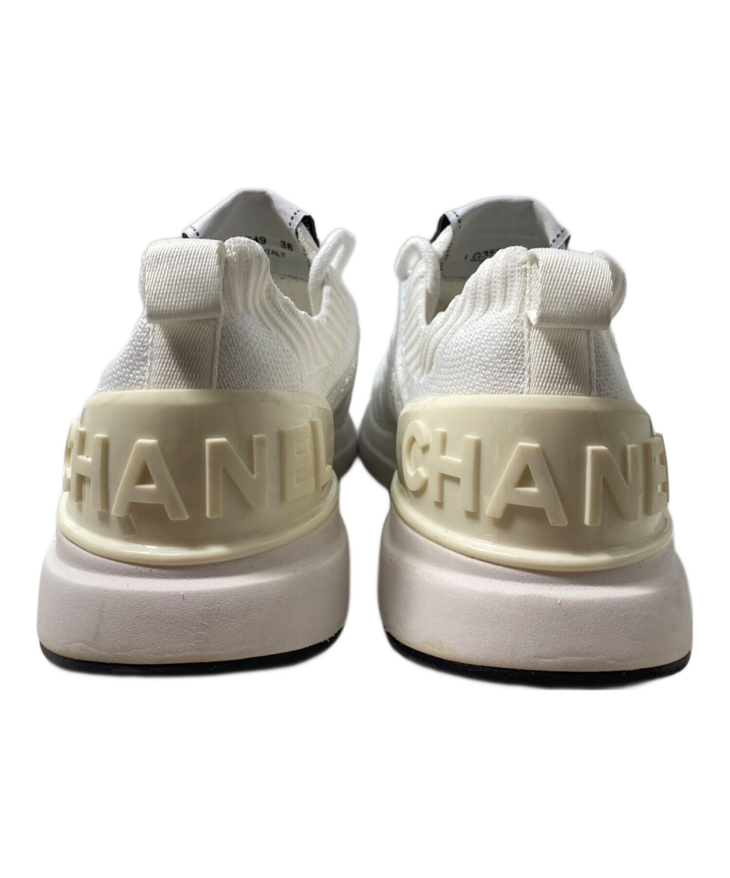 中古・古着通販】CHANEL (シャネル) ココマーク ニットスニーカー