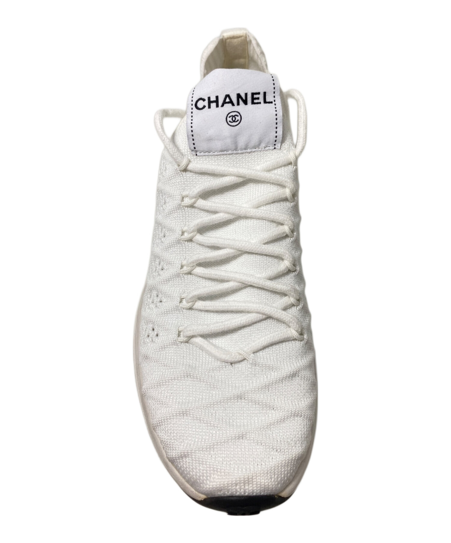 中古・古着通販】CHANEL (シャネル) ココマーク ニットスニーカー