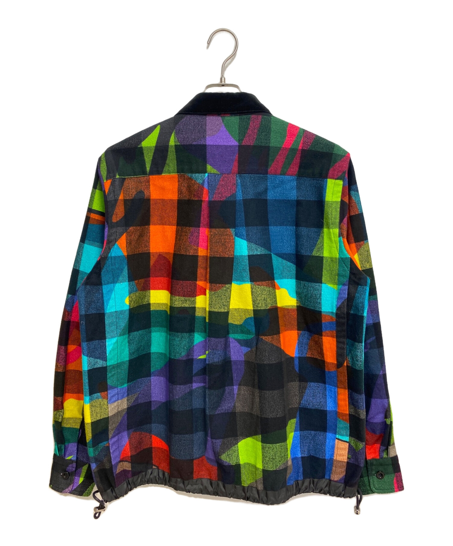sacai kaws plaid shirts サイズ1