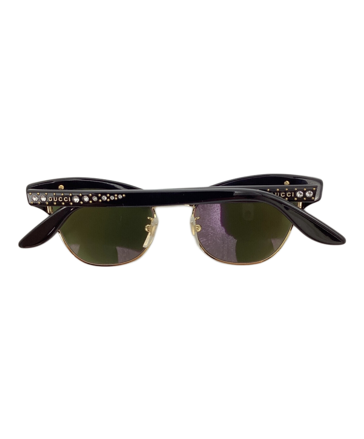 中古・古着通販】GUCCI (グッチ) Rhinestone Cat Eye Sunglasses