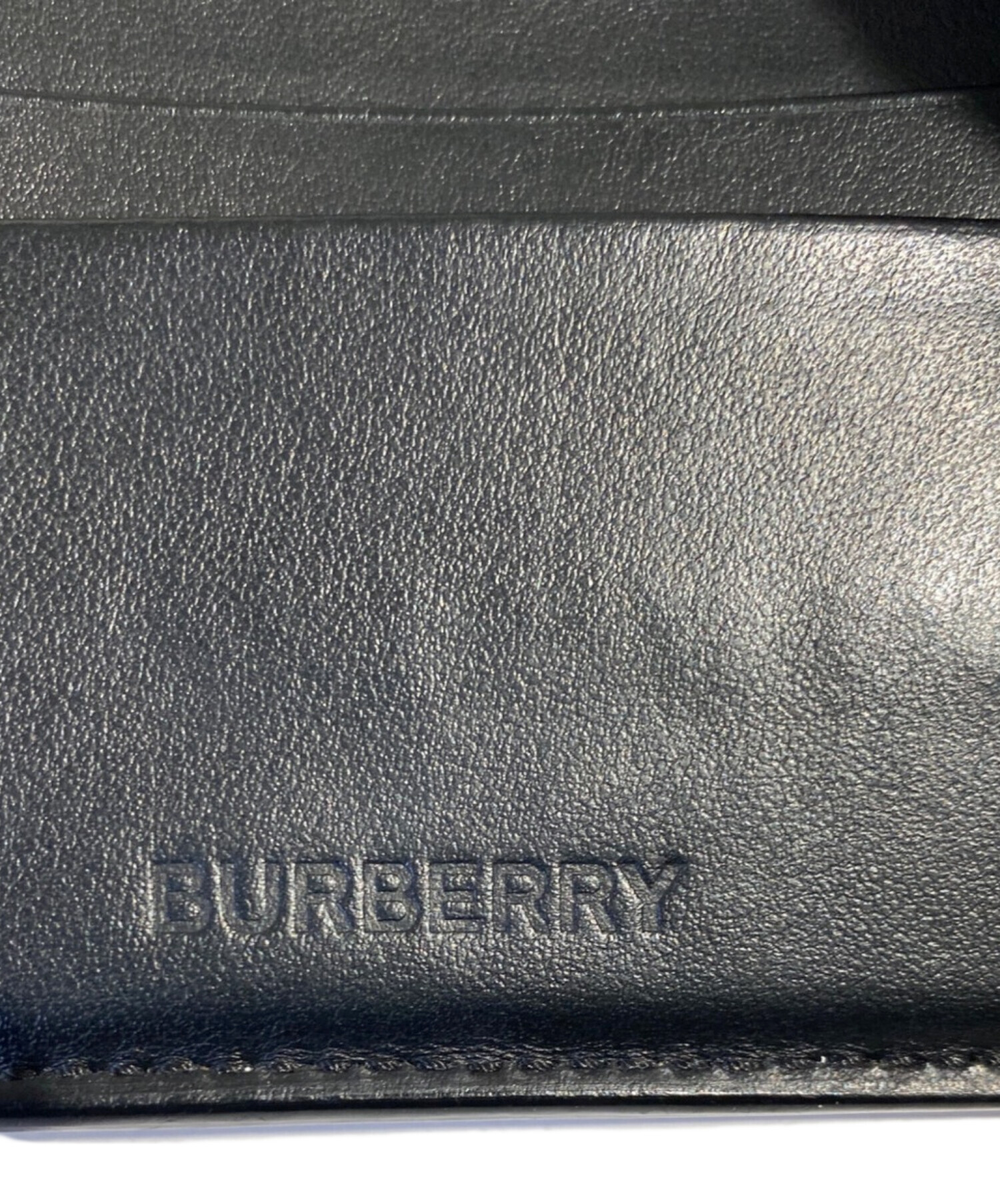 【新品未使用★超レア】BURBERRY二つ折り財布★ノバチェック★ブラック 黒★ 未使用BURBERRY バーバリー レザー二つ折り財布 ブラック ノバチェック