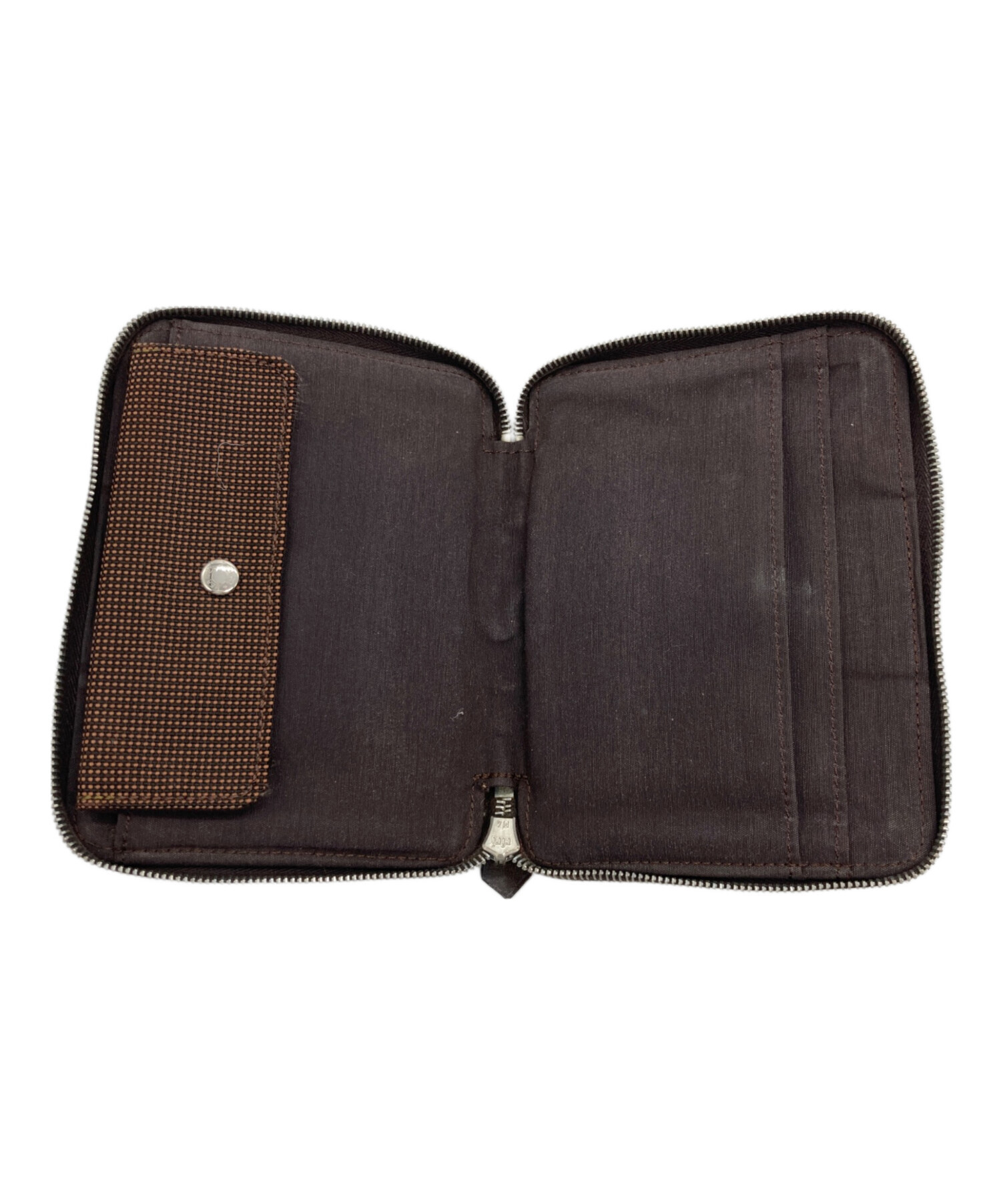 【鑑定済・美品】HERMES エルメス エールラインパースPM 中古・古着通販】HERMES (エルメス) エールライン パースPM ブラウン