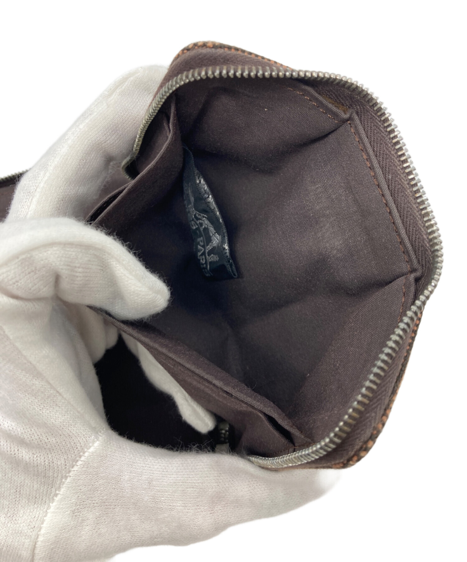 中古・古着通販】HERMES (エルメス) エールライン パースPM ブラウン 