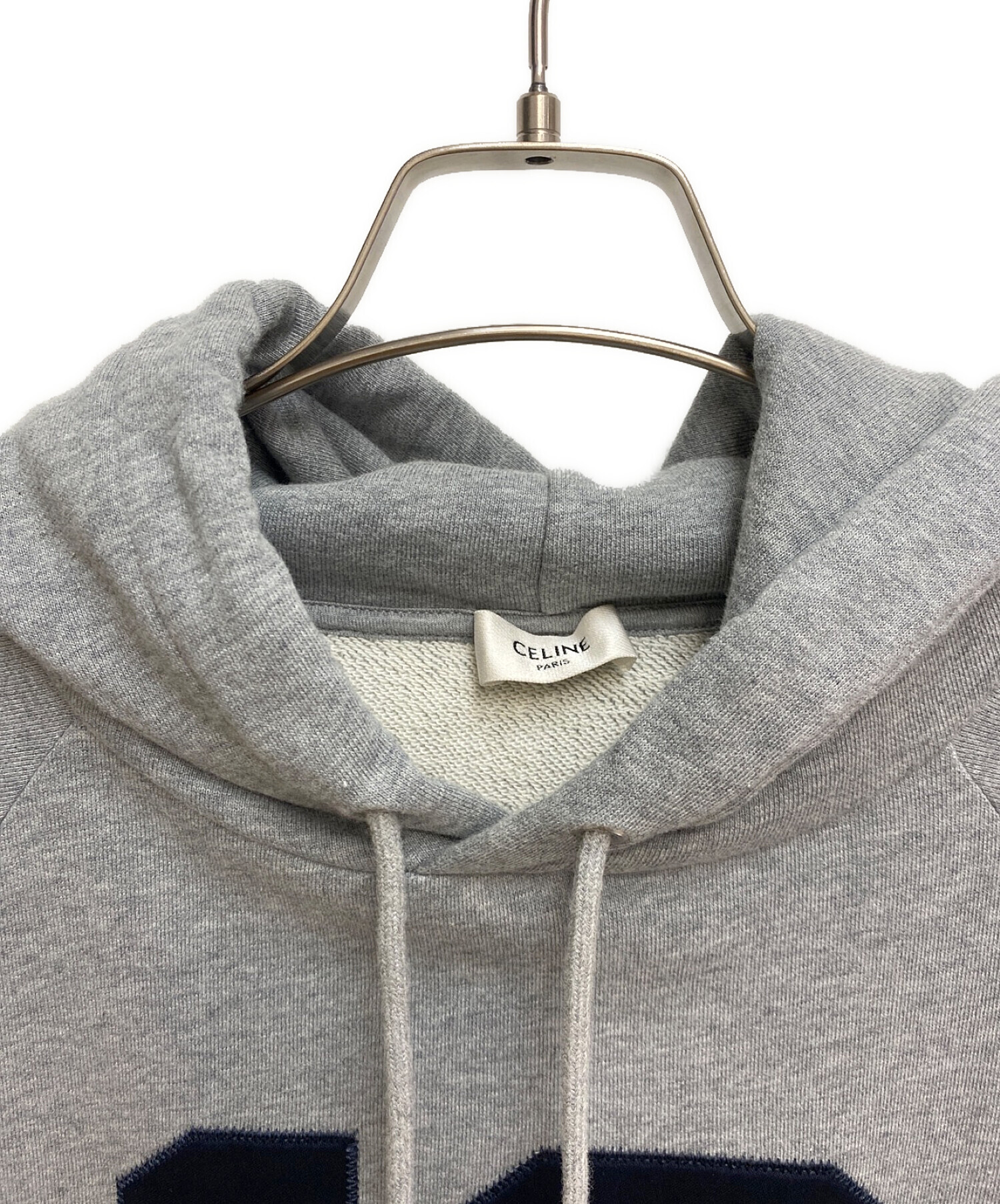 CELINE 23SS オーバーサイズフーディ S パーカー セリーヌ 中古・古着通販】CELINE (セリーヌ) 23SS 16 パッチ オーバーサイズ