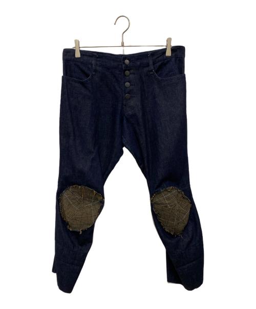 中古・古着通販】NEMETH (ネメス) ニー切替デニムパンツ インディゴ