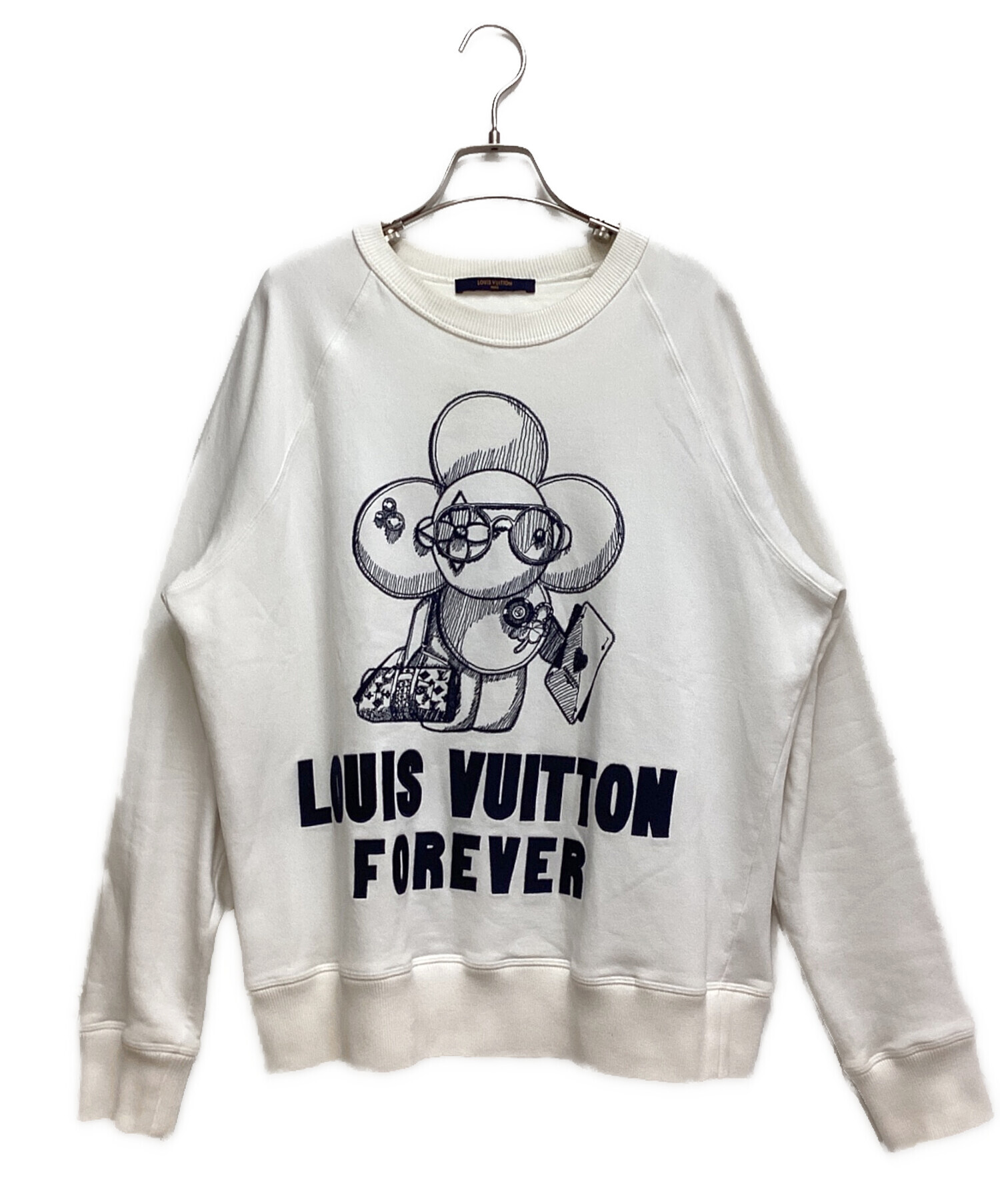 極美品 LOUIS VUITTON ヴィヴィエンヌ刺繍 クルーネック スウェット 中古・古着通販】LOUIS VUITTON (ルイ ヴィトン) Vivienne embroidered